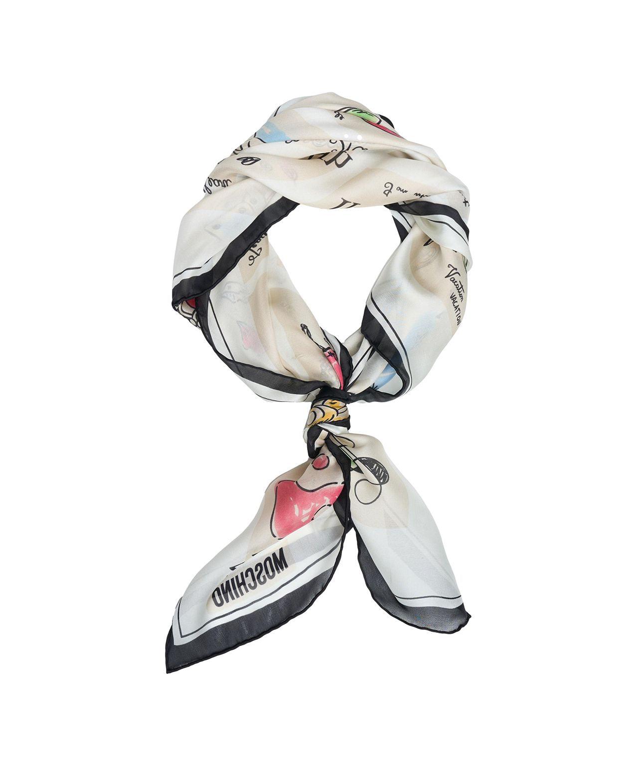 Silk scarf with print Product Image