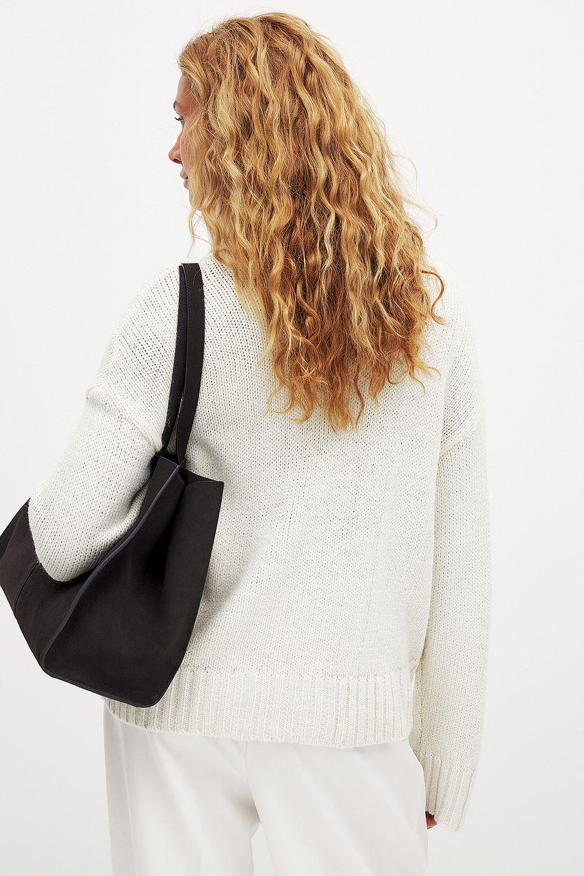 Turtle Neck Knitted Sweater Product Image