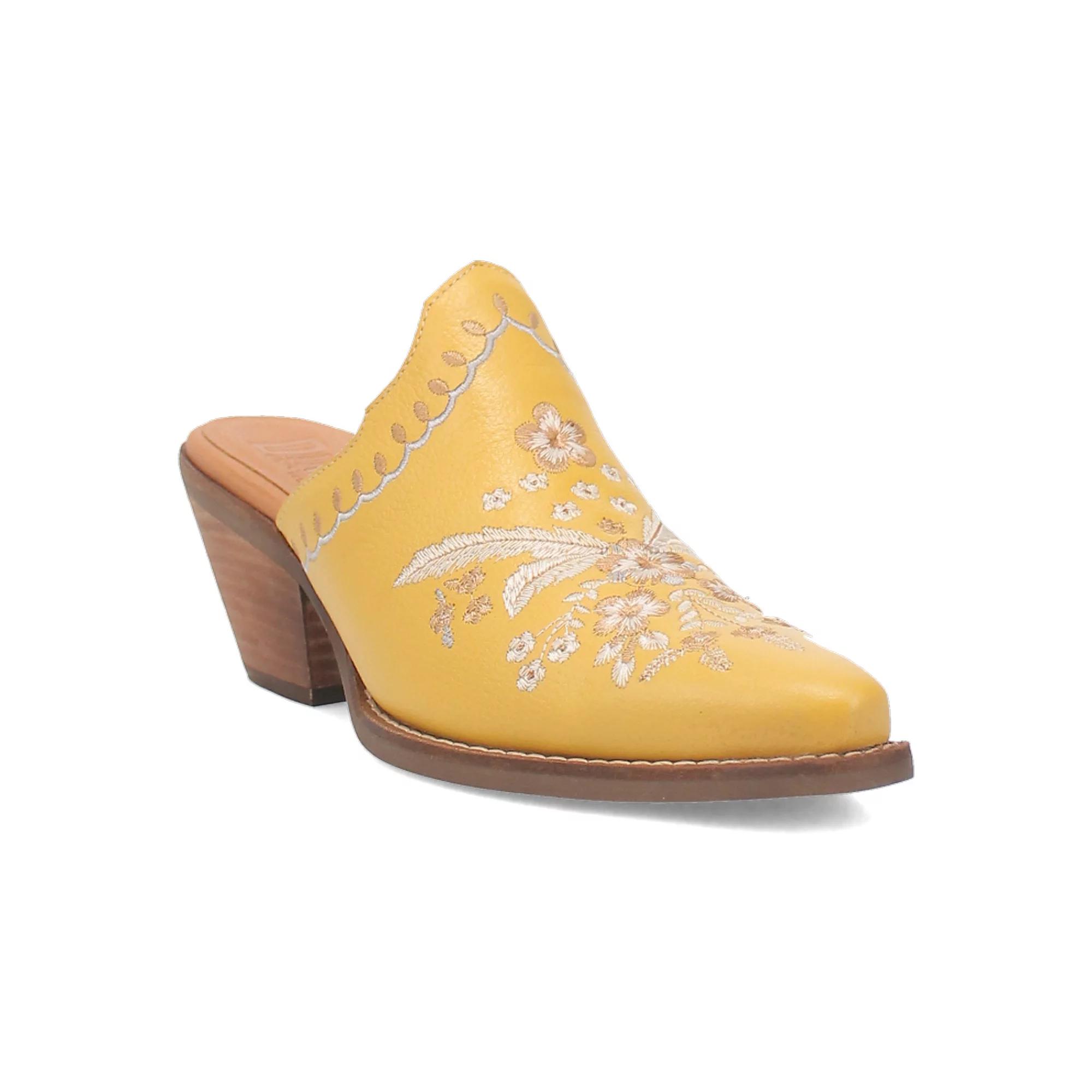 Dingo Wildflower Womens Leather Mules Product Image