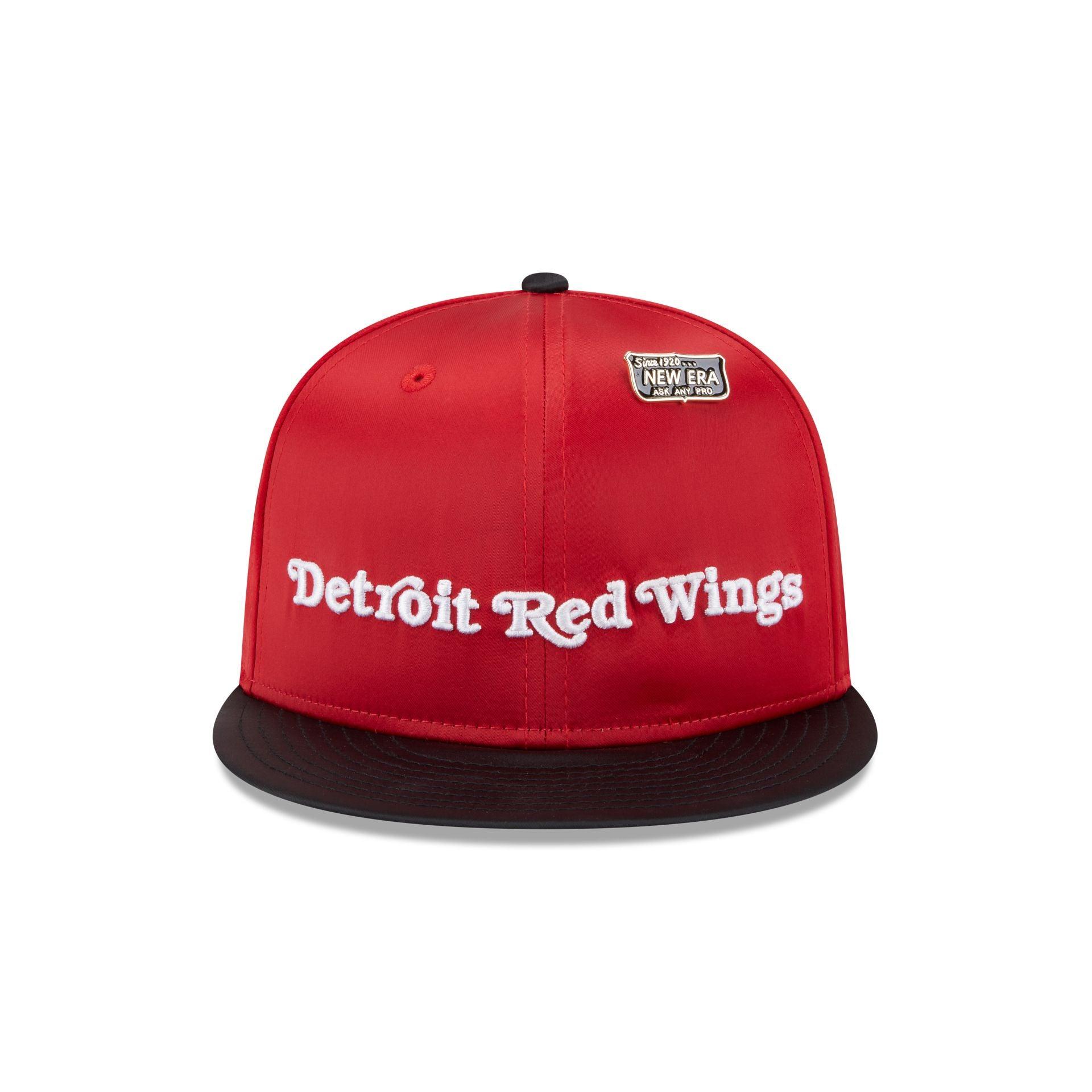 Detroit Red Wings Spring Satin 59FIFTY Fitted Hat Male Product Image