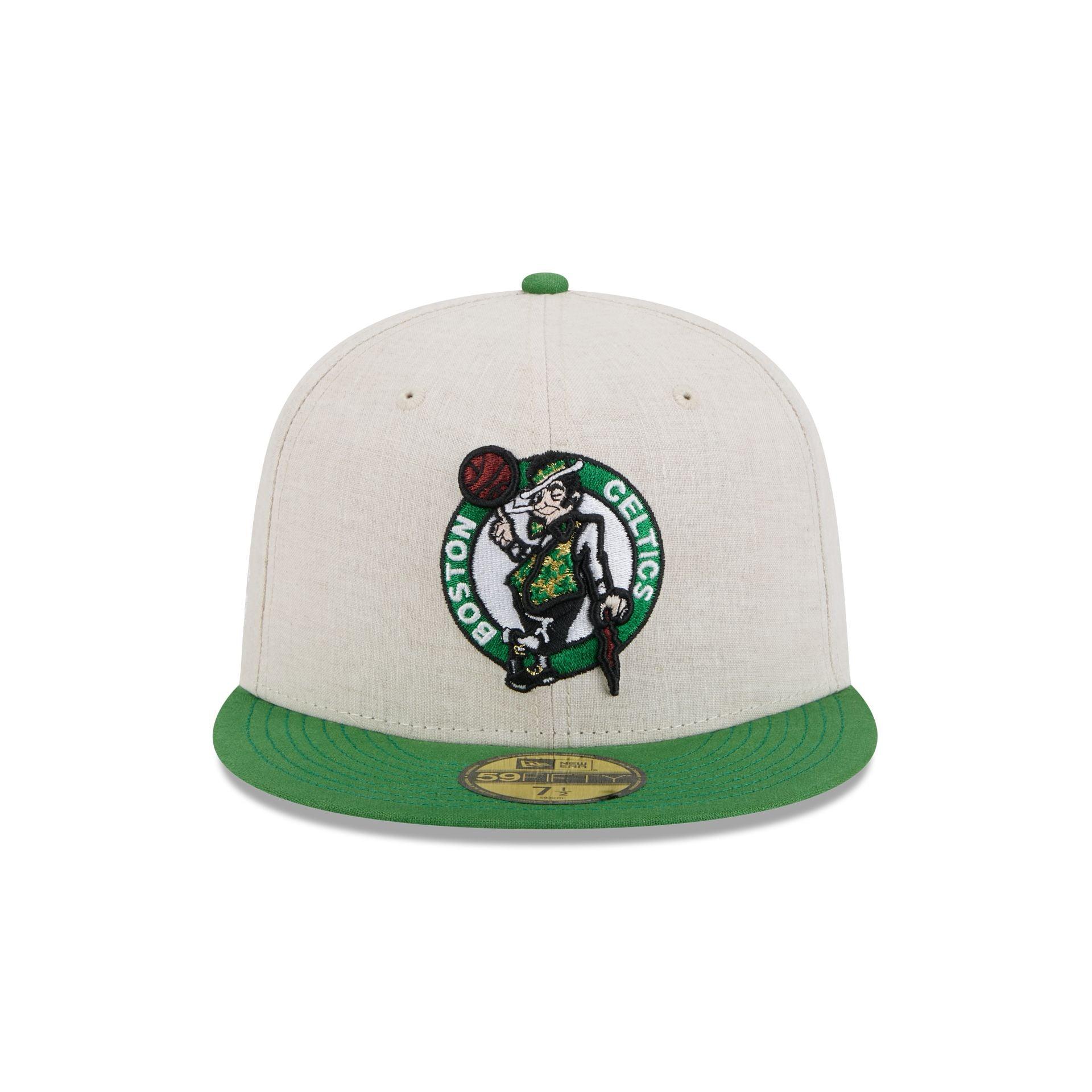 Boston Celtics Linen 59FIFTY Fitted Hat Male Product Image