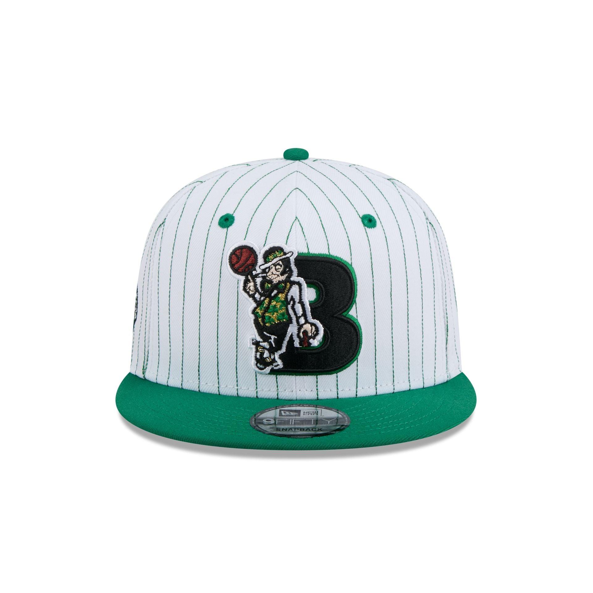 Boston Celtics Deceptor Pinstripe 9FIFTY Snapback Hat Male Product Image