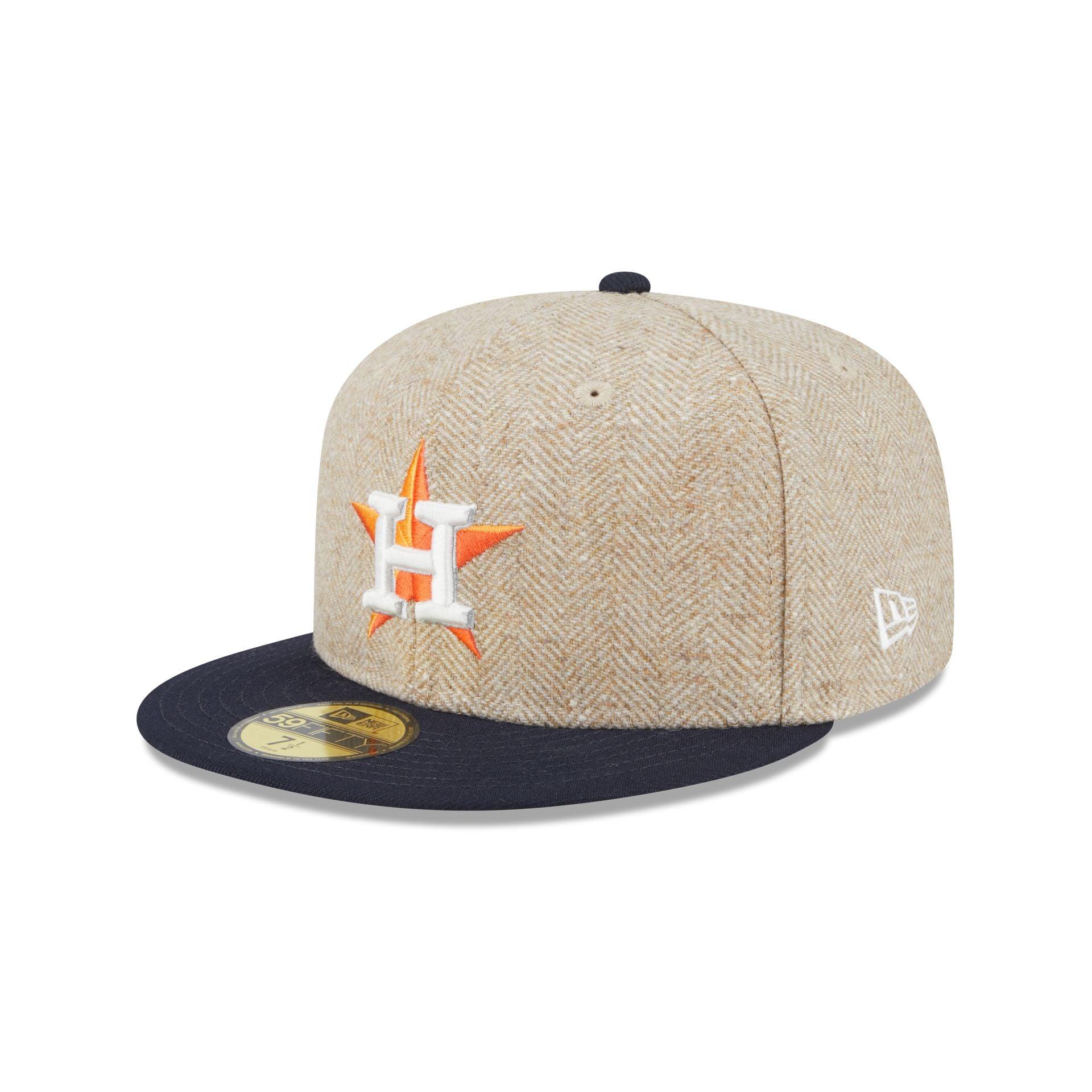 Houston Astros Herringbone Moon 59FIFTY Fitted Hat Male Product Image