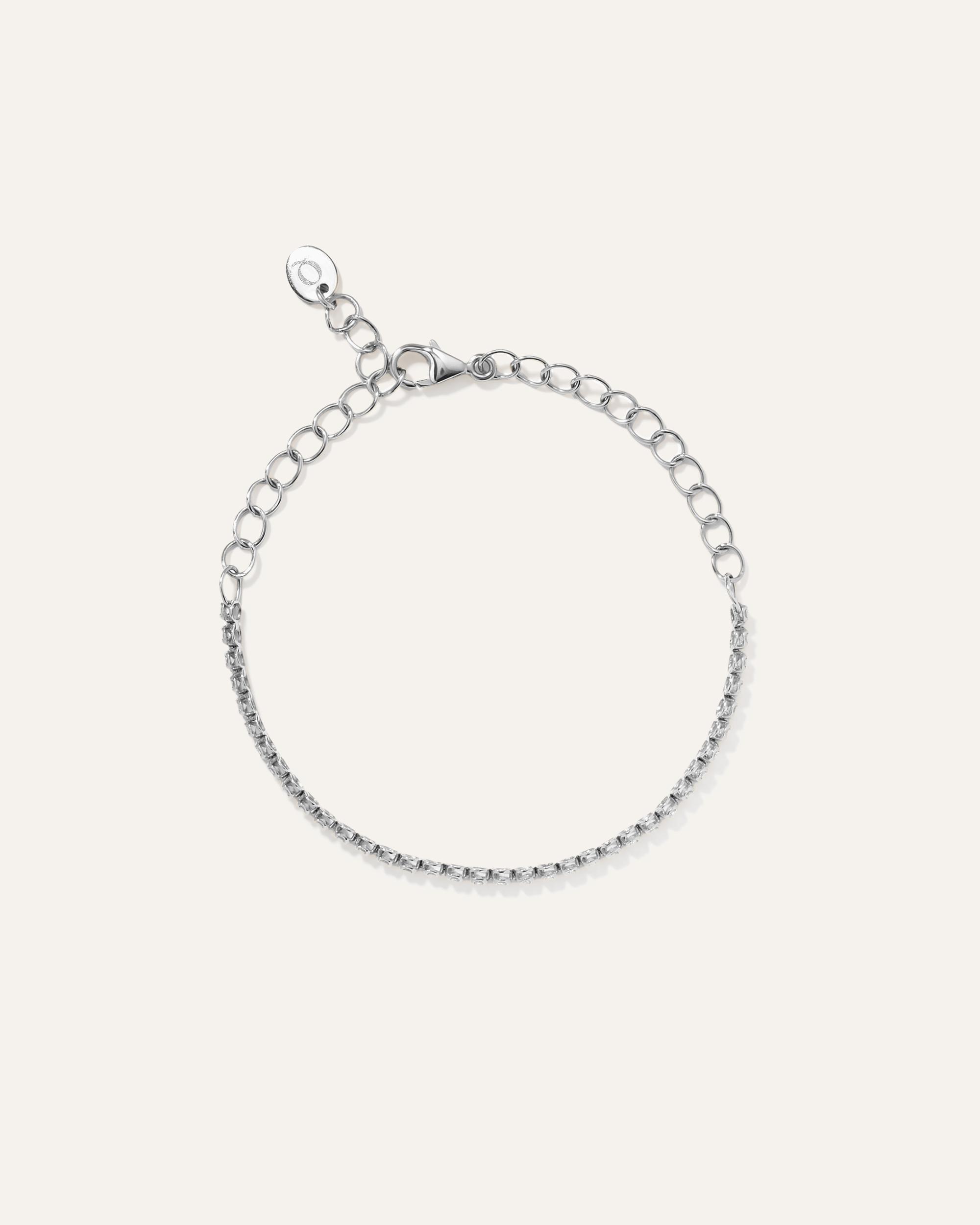 Quince | Women's 14K Gold Diamond Petite Tennis Bracelet Product Image