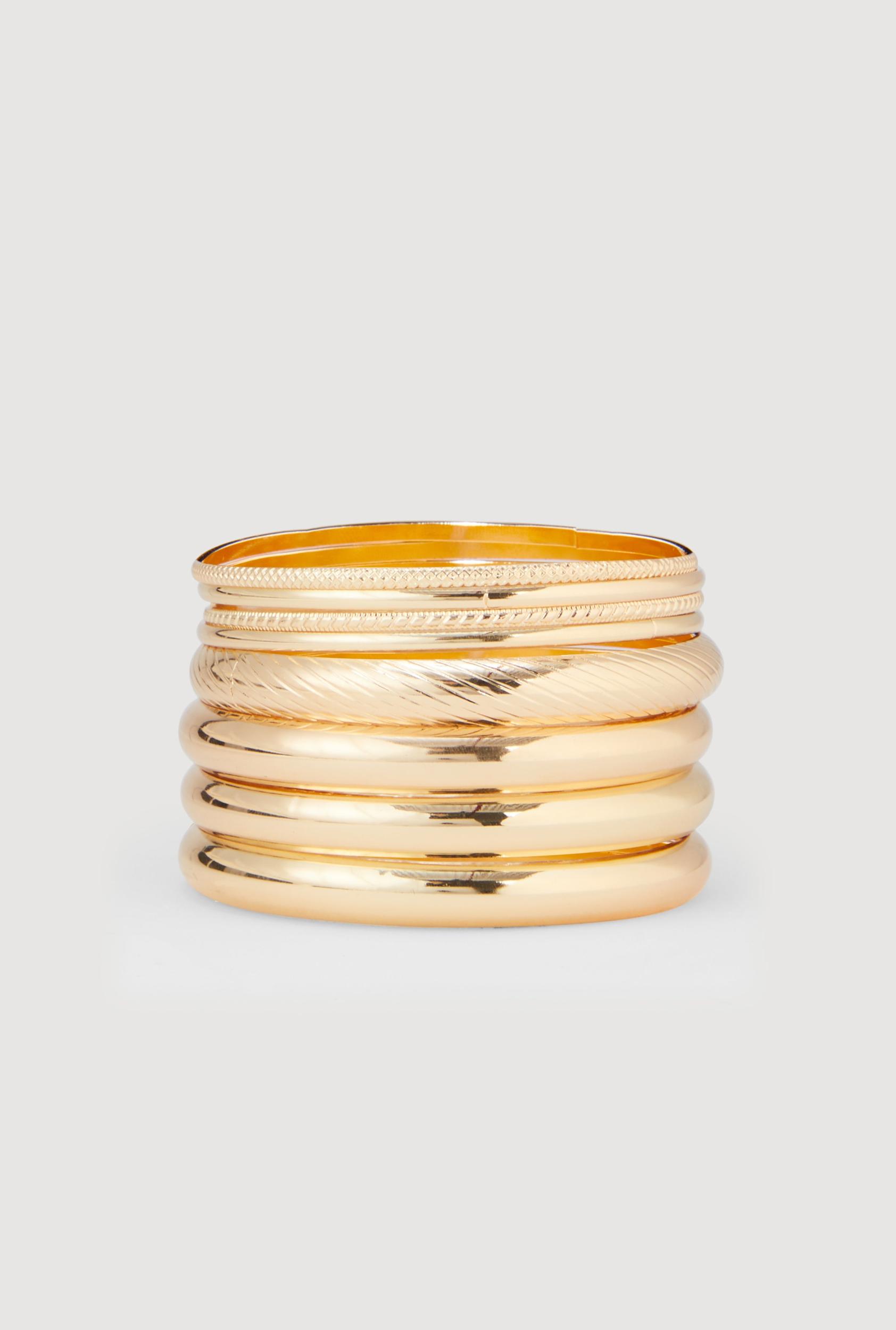 Assorted Metallic Bangles Set of 7 Male Product Image