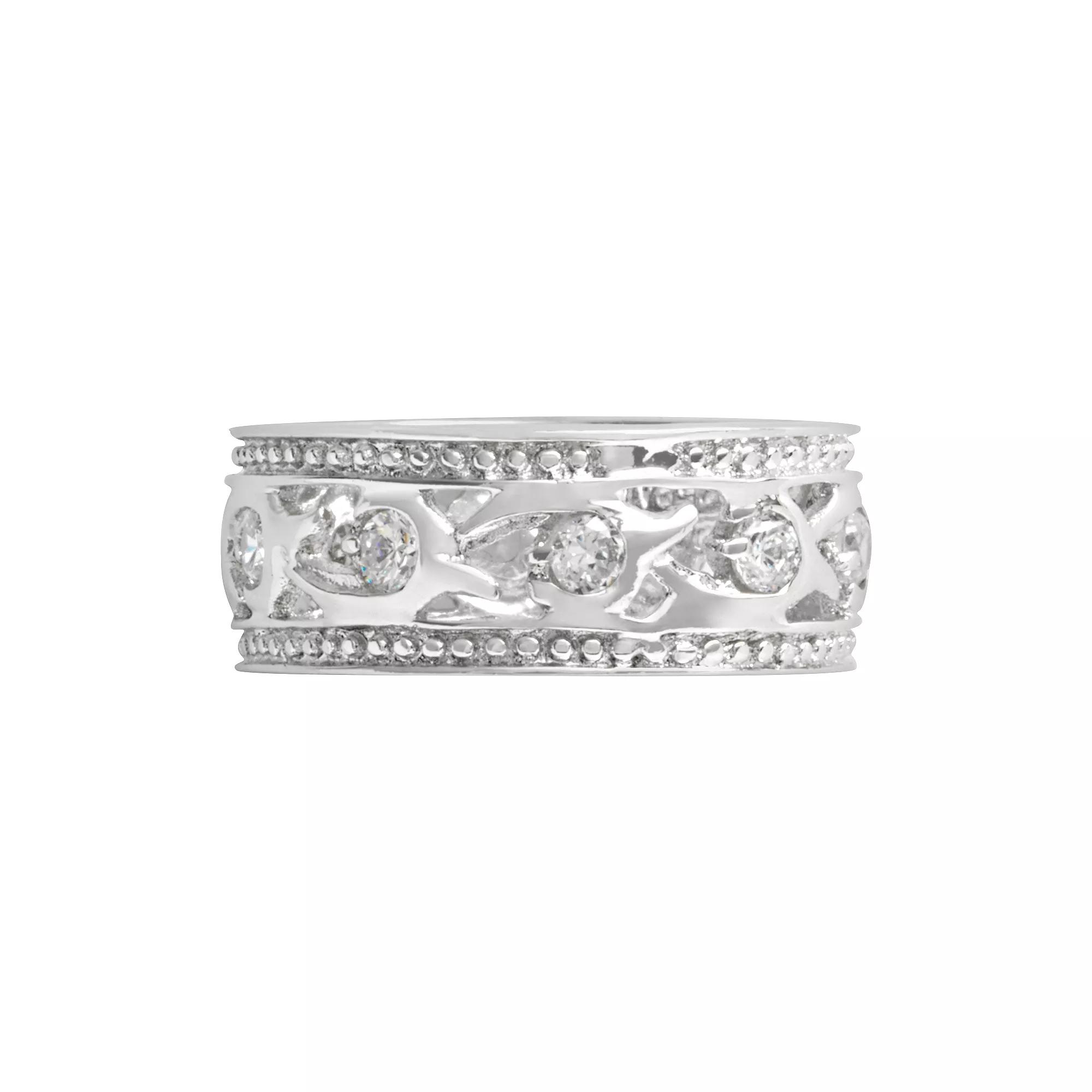 Traditions Jewelry Company Sterling Silver Textured Ring, Women's,  Product Image