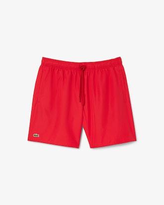 Mid Length Monochrome Swim Trunks Product Image