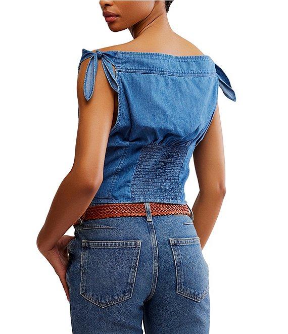 Free People Louie Boatneck Tie Sleeveless Top Product Image