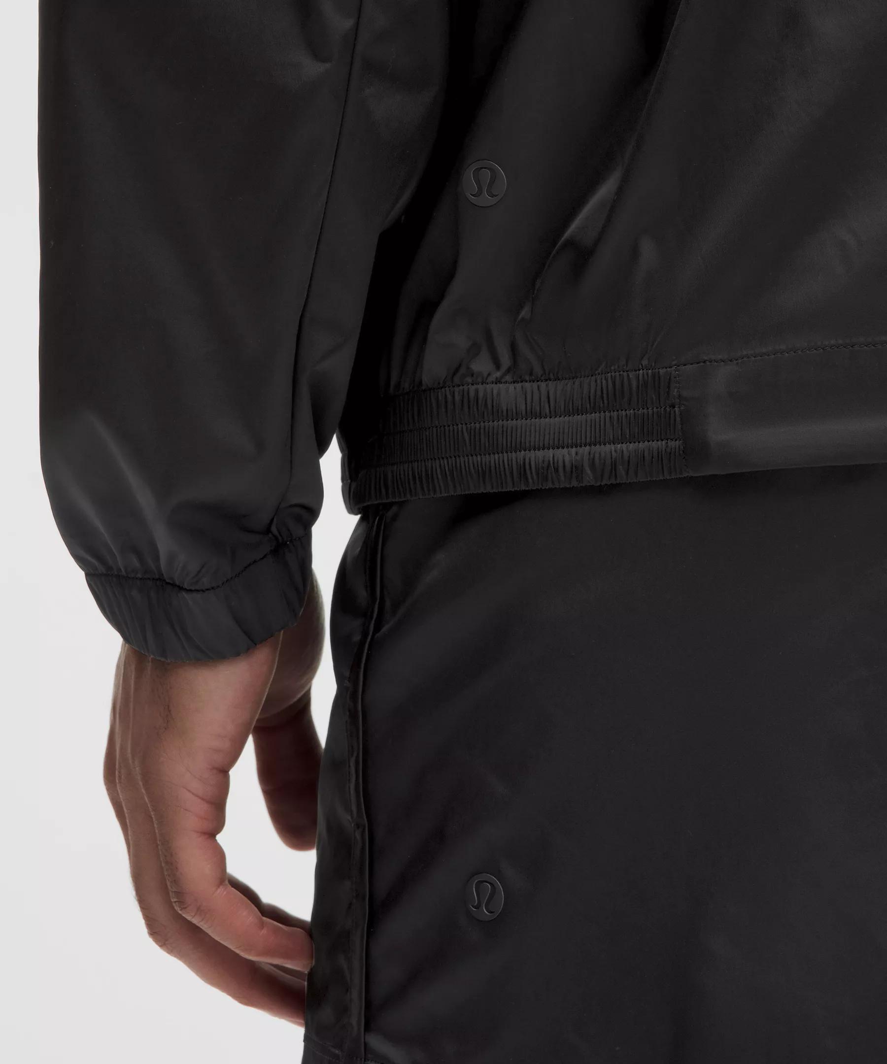 Stretch Satin Nylon Track Jacket Product Image