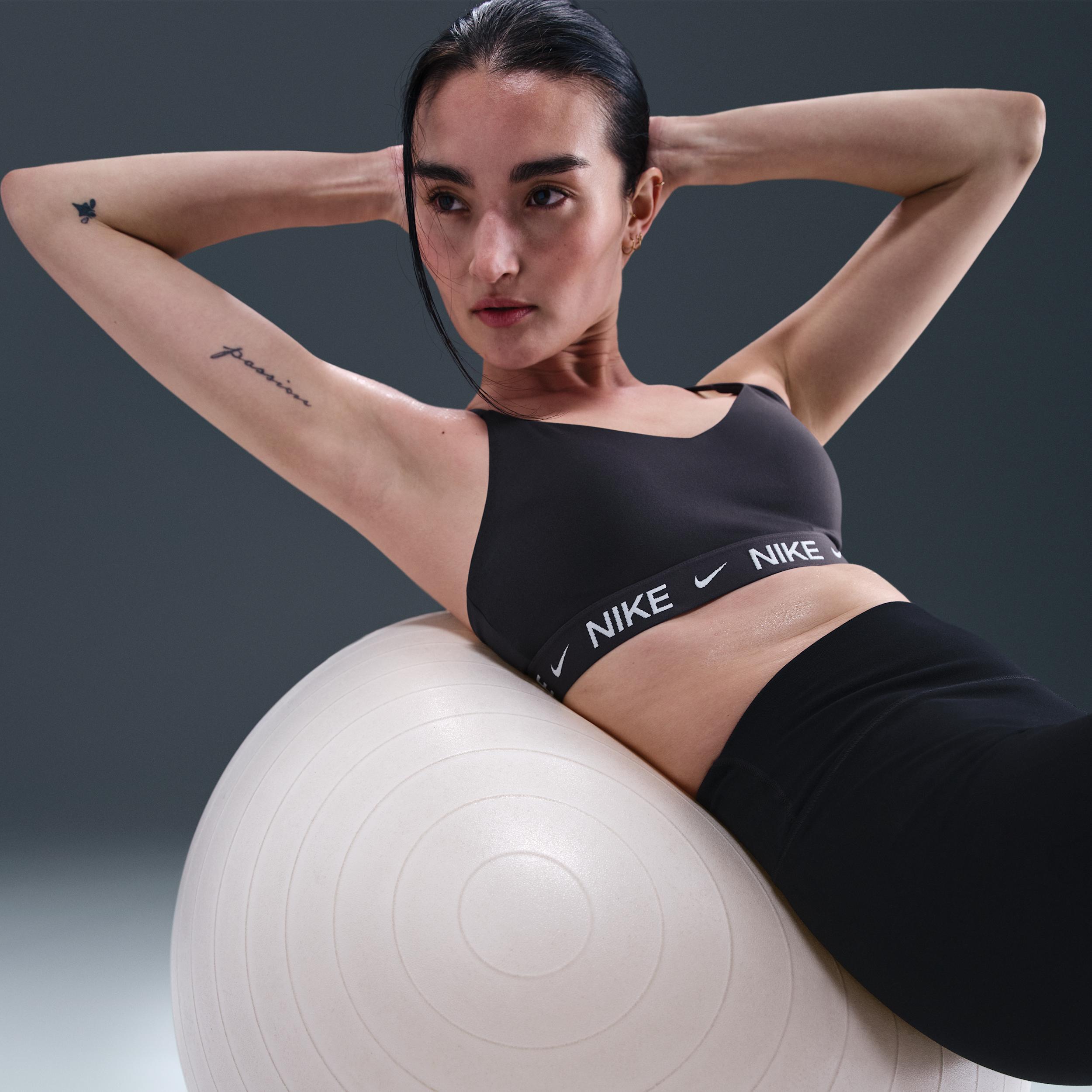 Nike Womens Indy Light Support Padded Adjustable Sports Bra | FD1062-036 Product Image