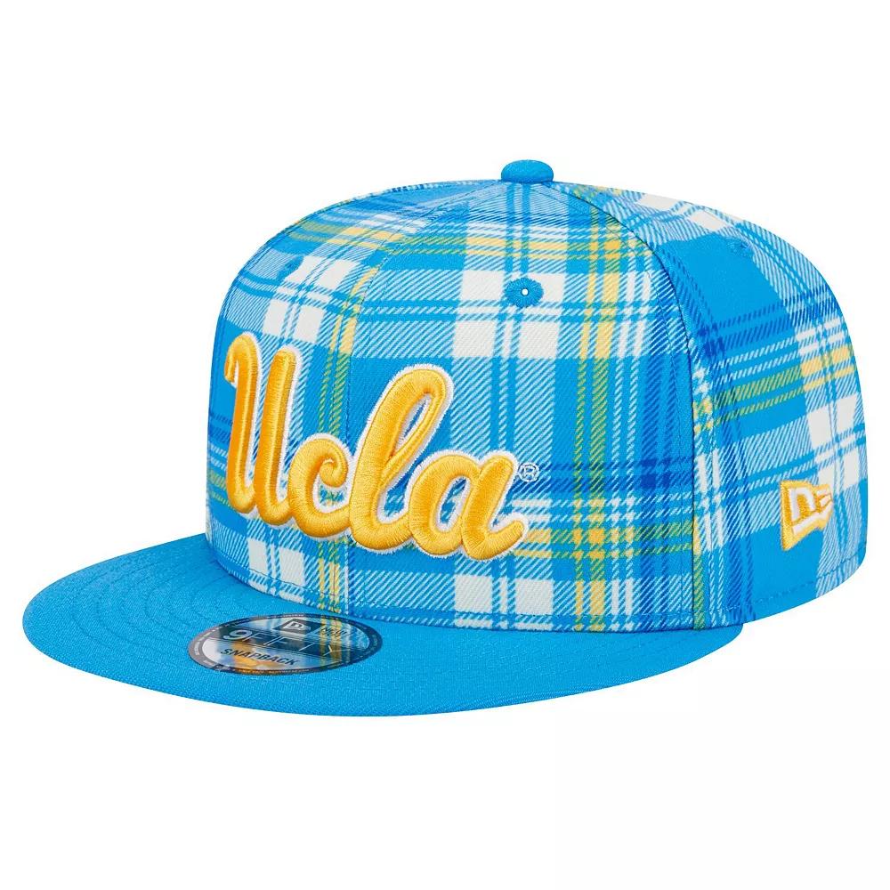 Men's New Era Blue UCLA Bruins Plaid 9FIFTY Snapback Hat Product Image