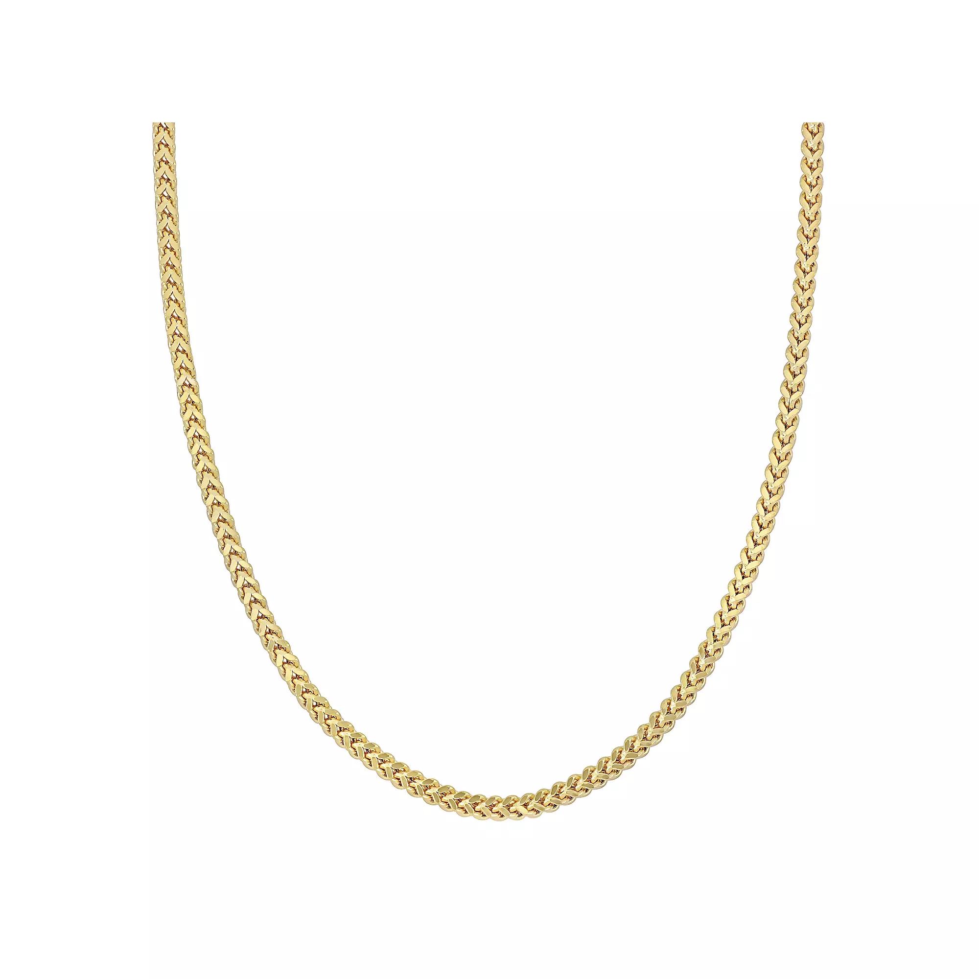 Stella Grace 10k Gold Men's Franco Link Necklace, Size: 24" Product Image