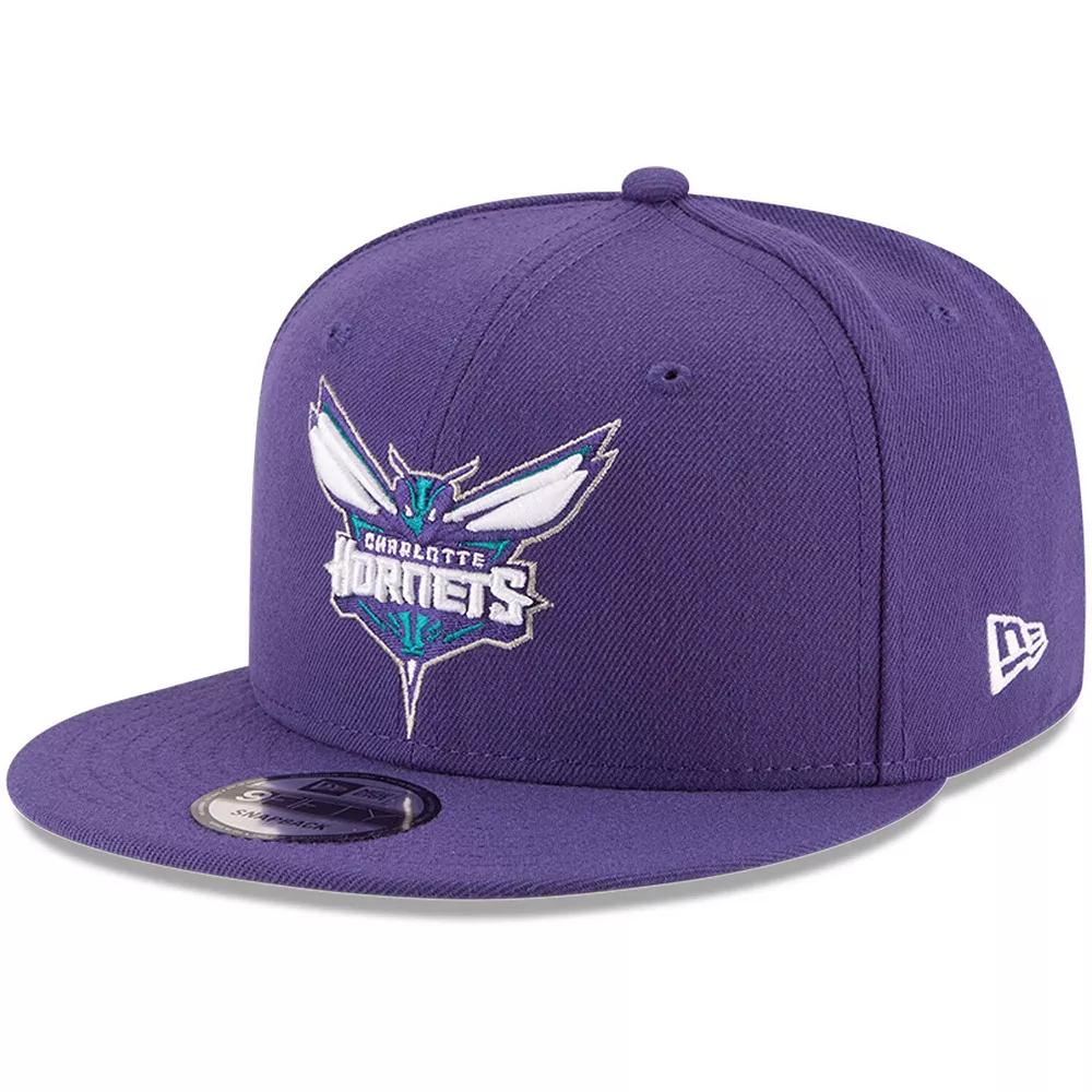 Men's New Era Purple Charlotte Hornets Official Team Color 9FIFTY Snapback Hat, Chr Purple Product Image
