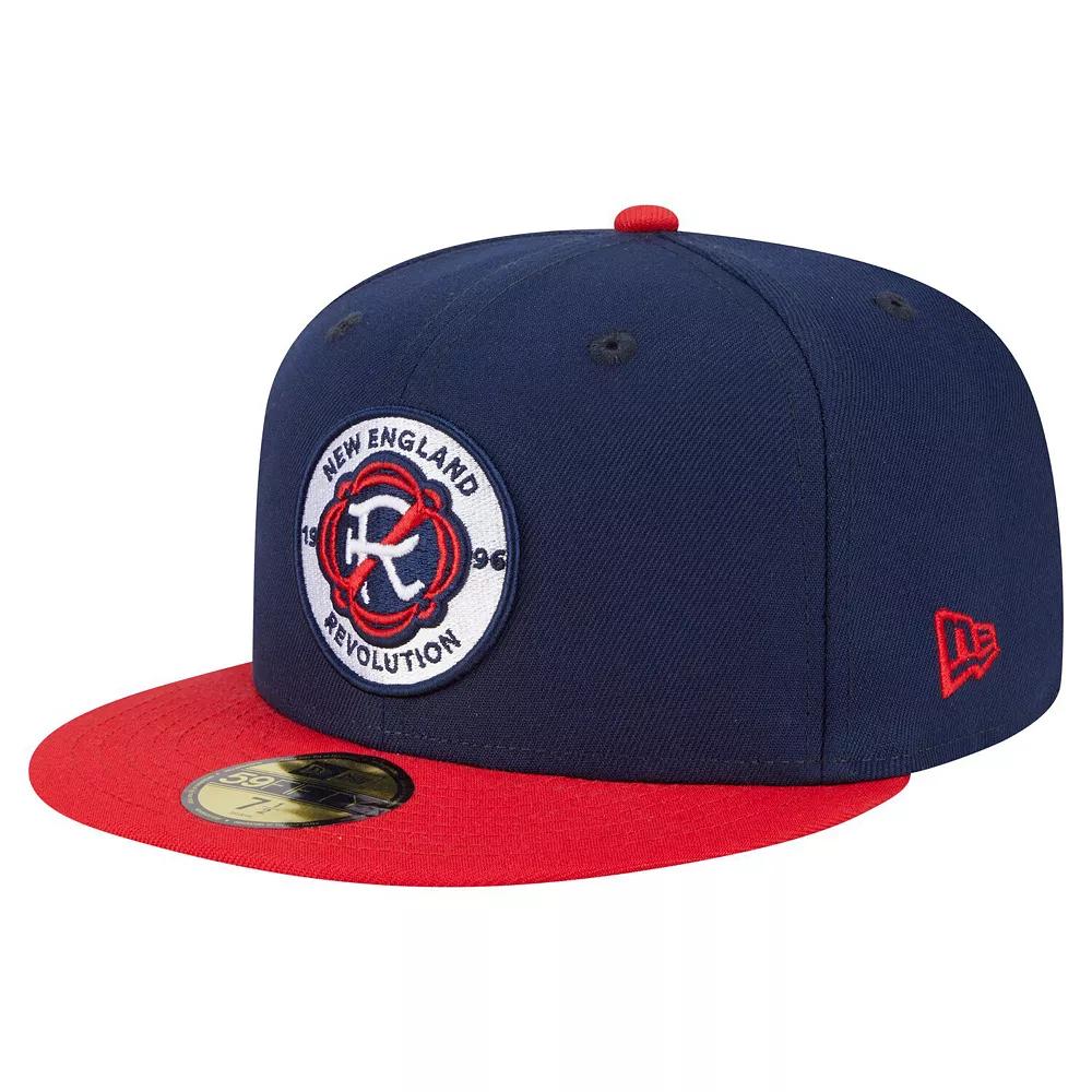 Men's New Era Navy New England Revolution 2025 Kickoff 59FIFTY Fitted Hat,  Product Image