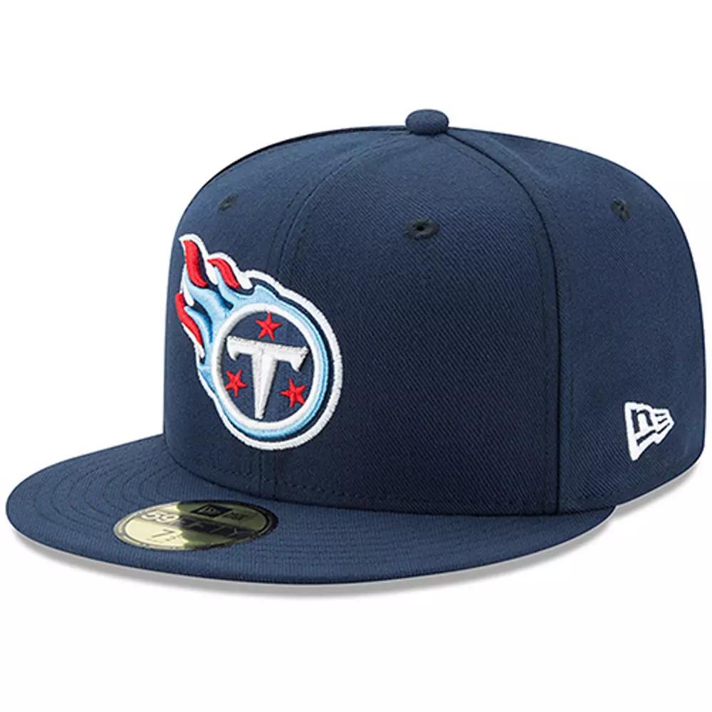 Men's New Era Navy Tennessee Titans Omaha 59FIFTY Hat, Size: 7 1/8, Blue Product Image