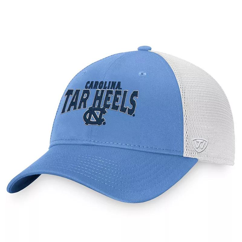 Men's Majestic Carolina Blue North Carolina Tar Heels Breakout Trucker Adjustable Hat, Light Product Image