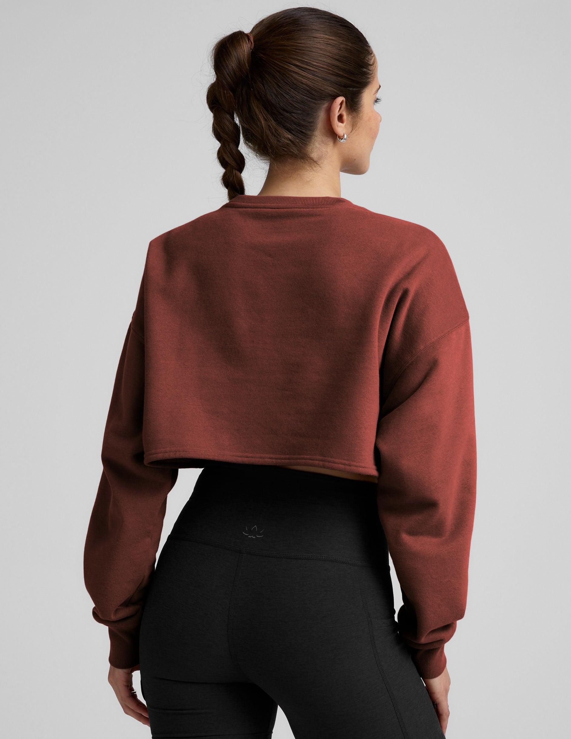LuxeFleece Cropped Sweatshirt Product Image