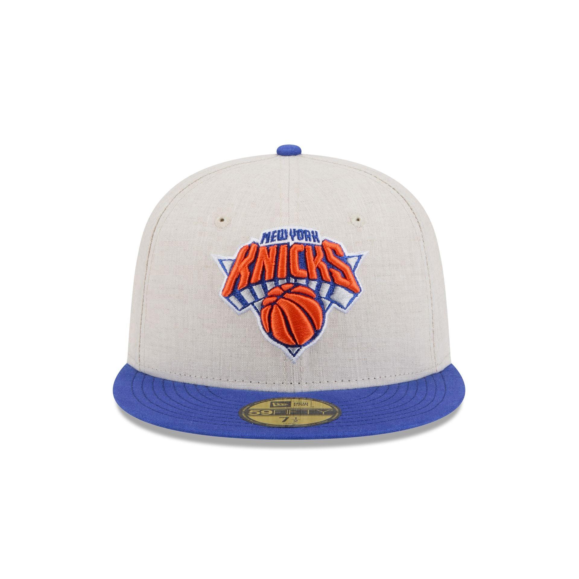New York Knicks Linen 59FIFTY Fitted Hat Male Product Image