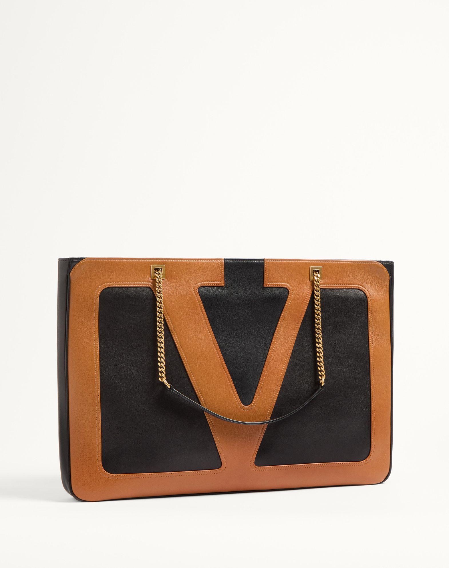 Valentino Garavani Viva Superstar Nappa Leather Shopper Product Image