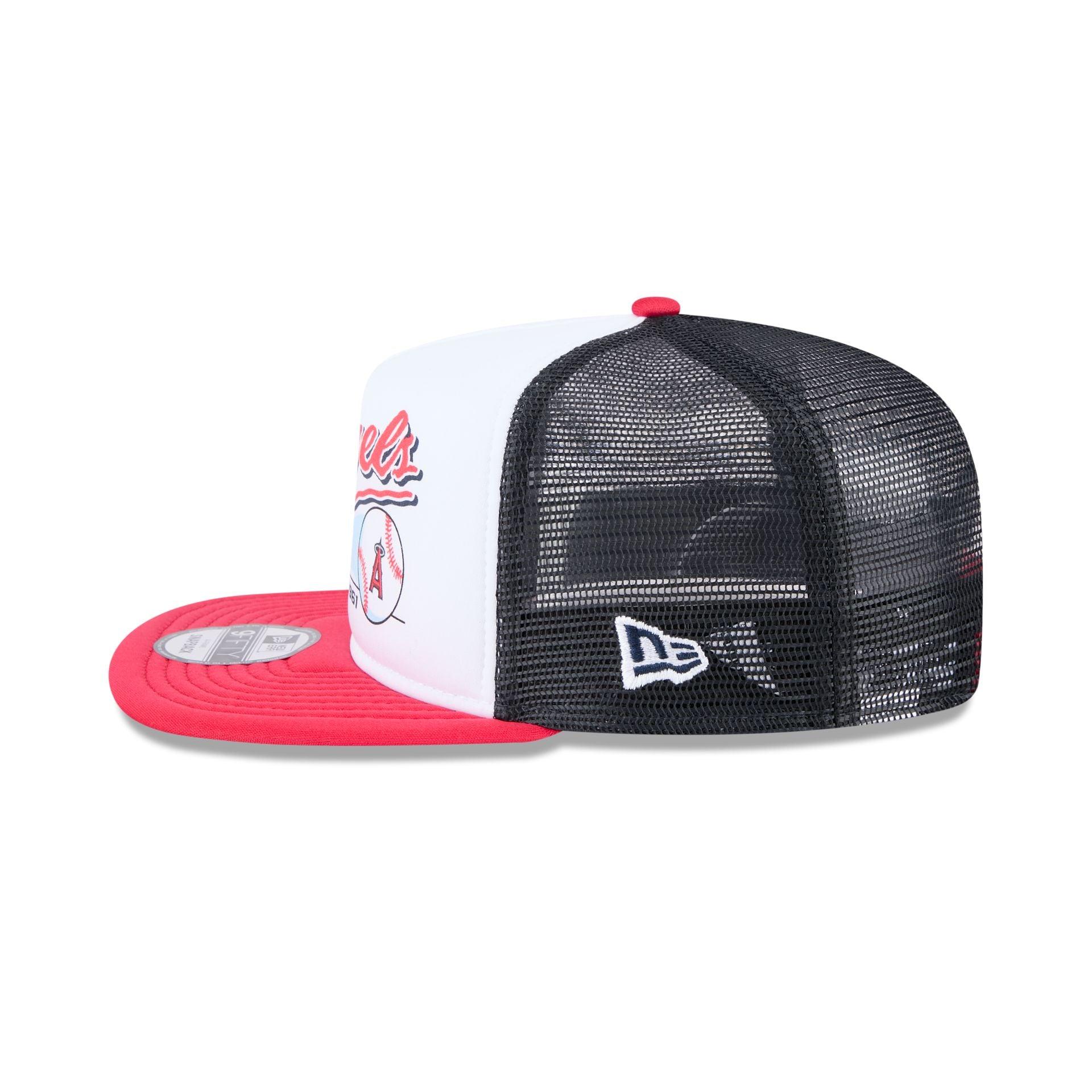 Los Angeles Angels Retro Script 9FIFTY A-Frame Trucker Hat Male Product Image
