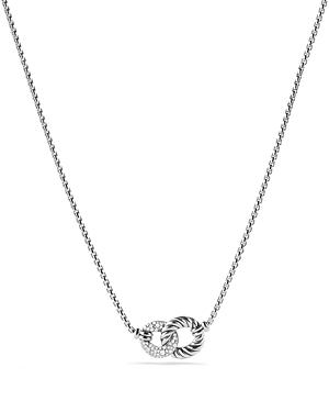 David Yurman Belmont Double Link Necklace with Diamonds Product Image