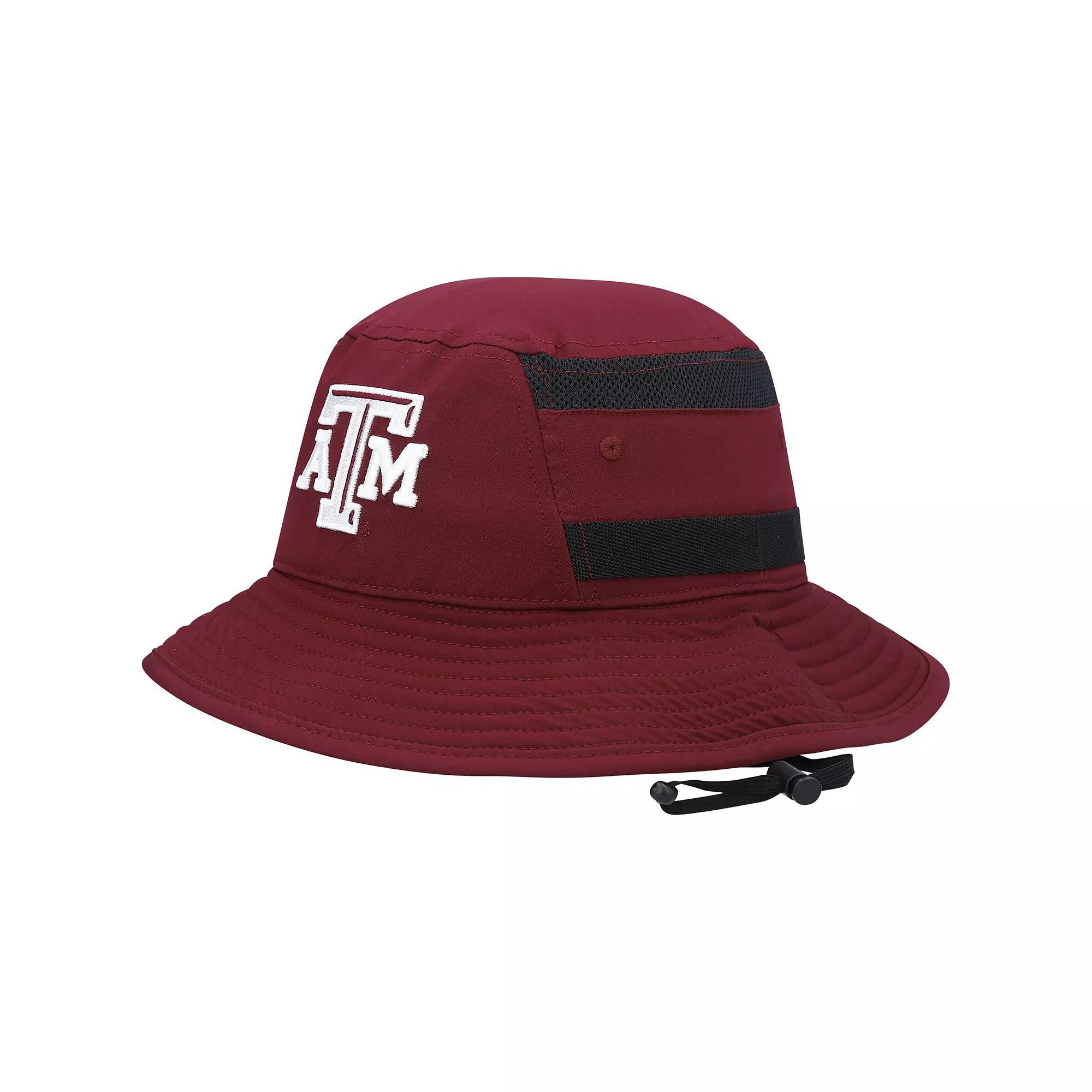 Men's adidas Maroon Texas A&M Aggies 2021 Sideline AEROREADY Bucket Hat, Size: Medium/Large, Red Product Image