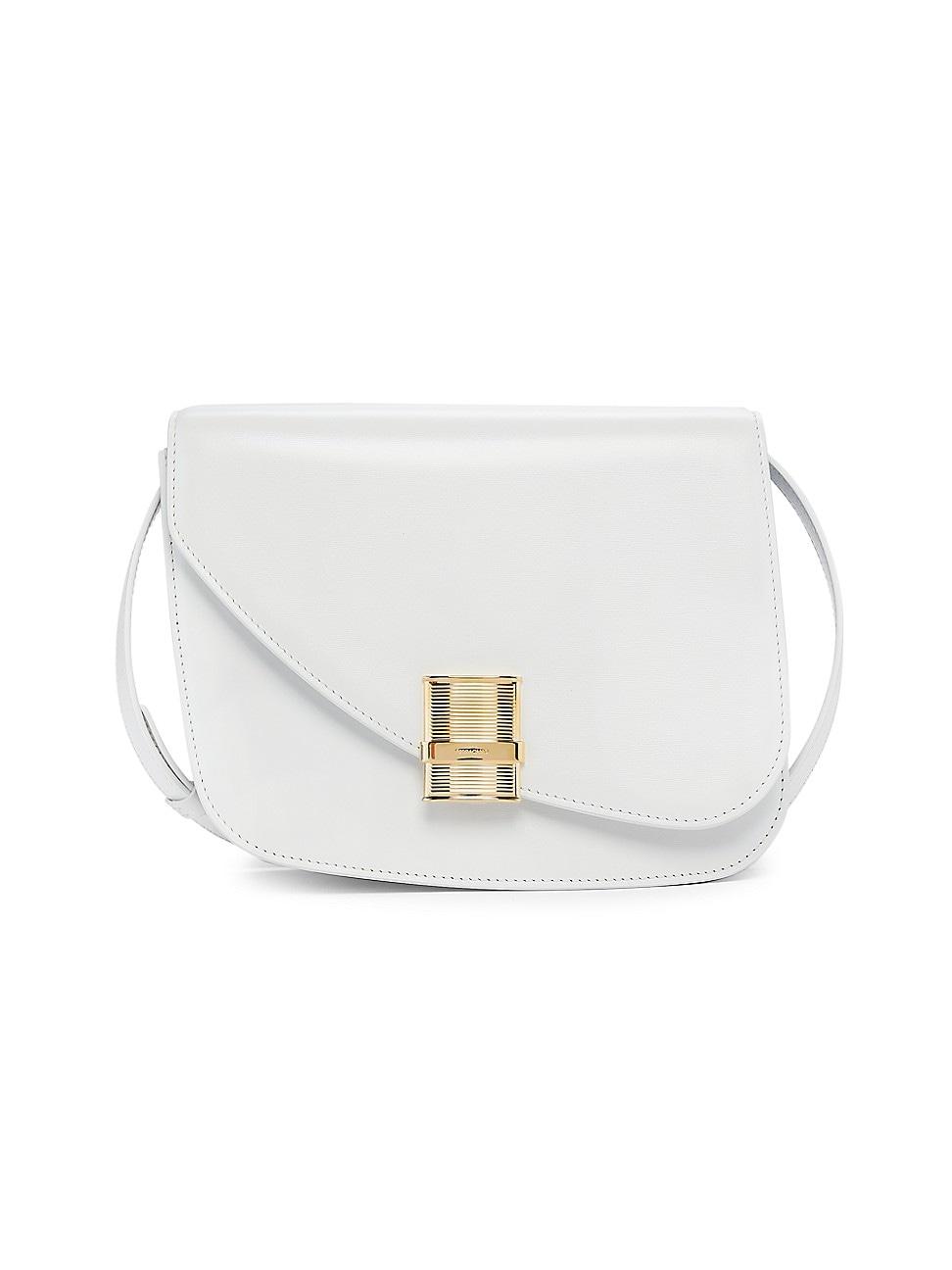 Womens Medium Fiamma Leather Crossbody Bag Product Image