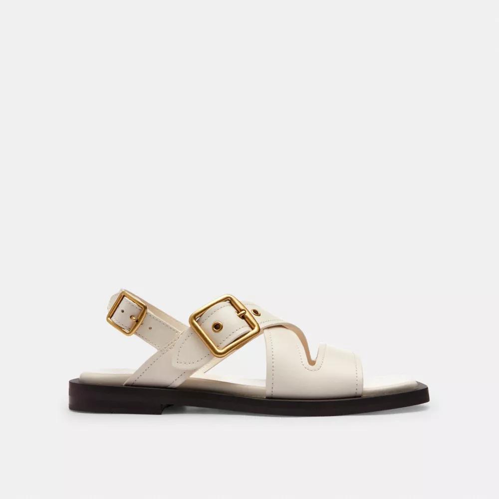 Archival Buckle Flat Sandal Product Image