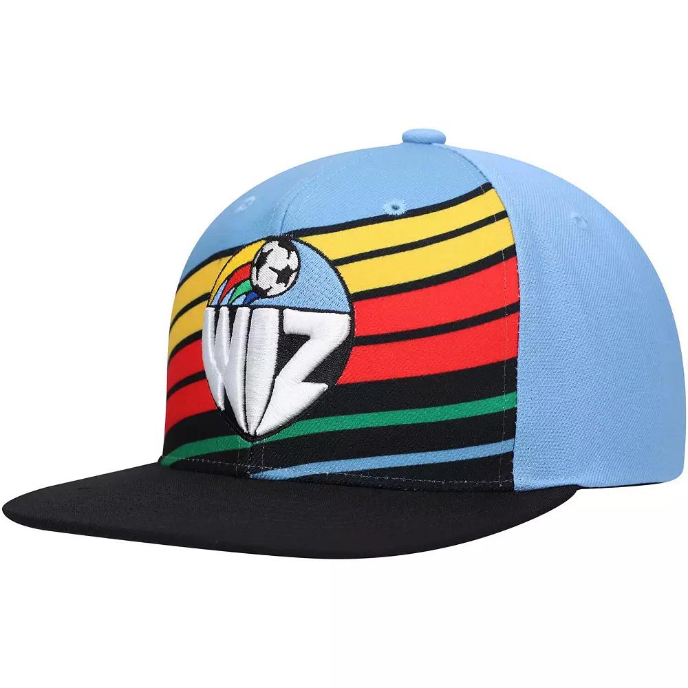 Men's Mitchell & Ness Sky Blue Sporting Kansas City Jersey Hook Snapback Hat Product Image