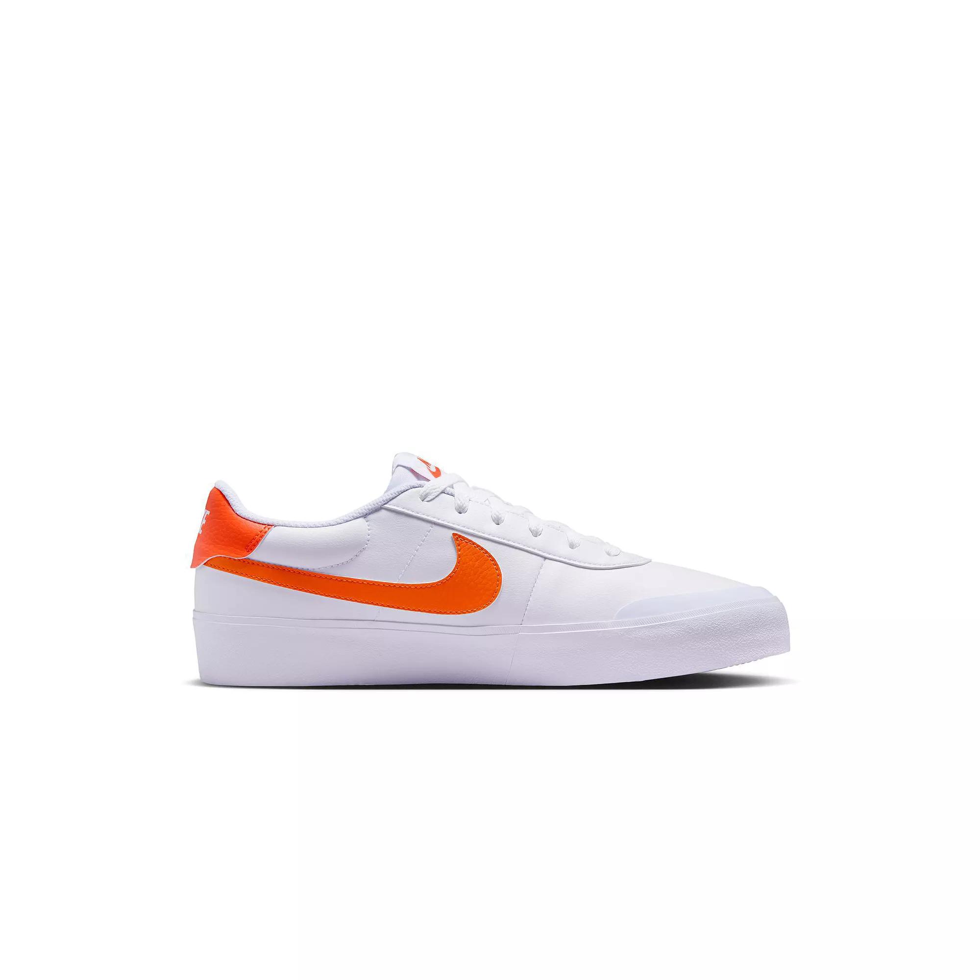 Nike Court Shot Men's Shoes, Size: 10.5, White Safety Orange Product Image