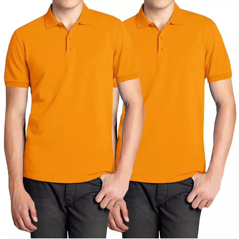 Men's Galaxy 2-Pack Pique Polo Shirts,  Product Image