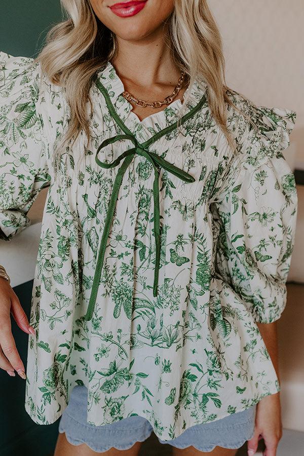 Charming Embrace Floral Top Product Image