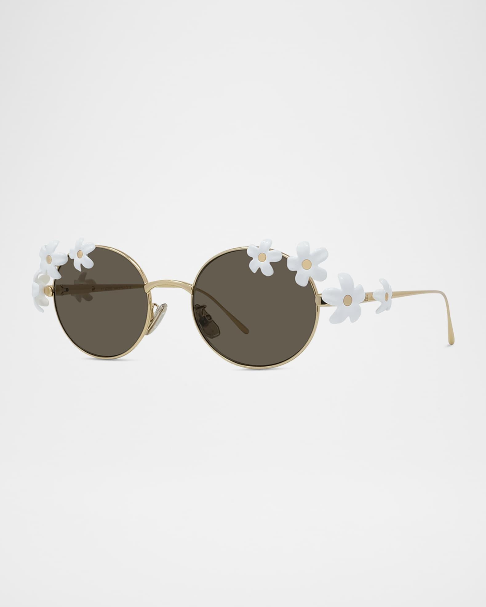 Signature Floral Metal Sunglasses Product Image