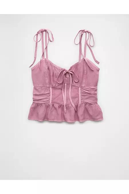 AE Corset Peplum Top Women's Product Image