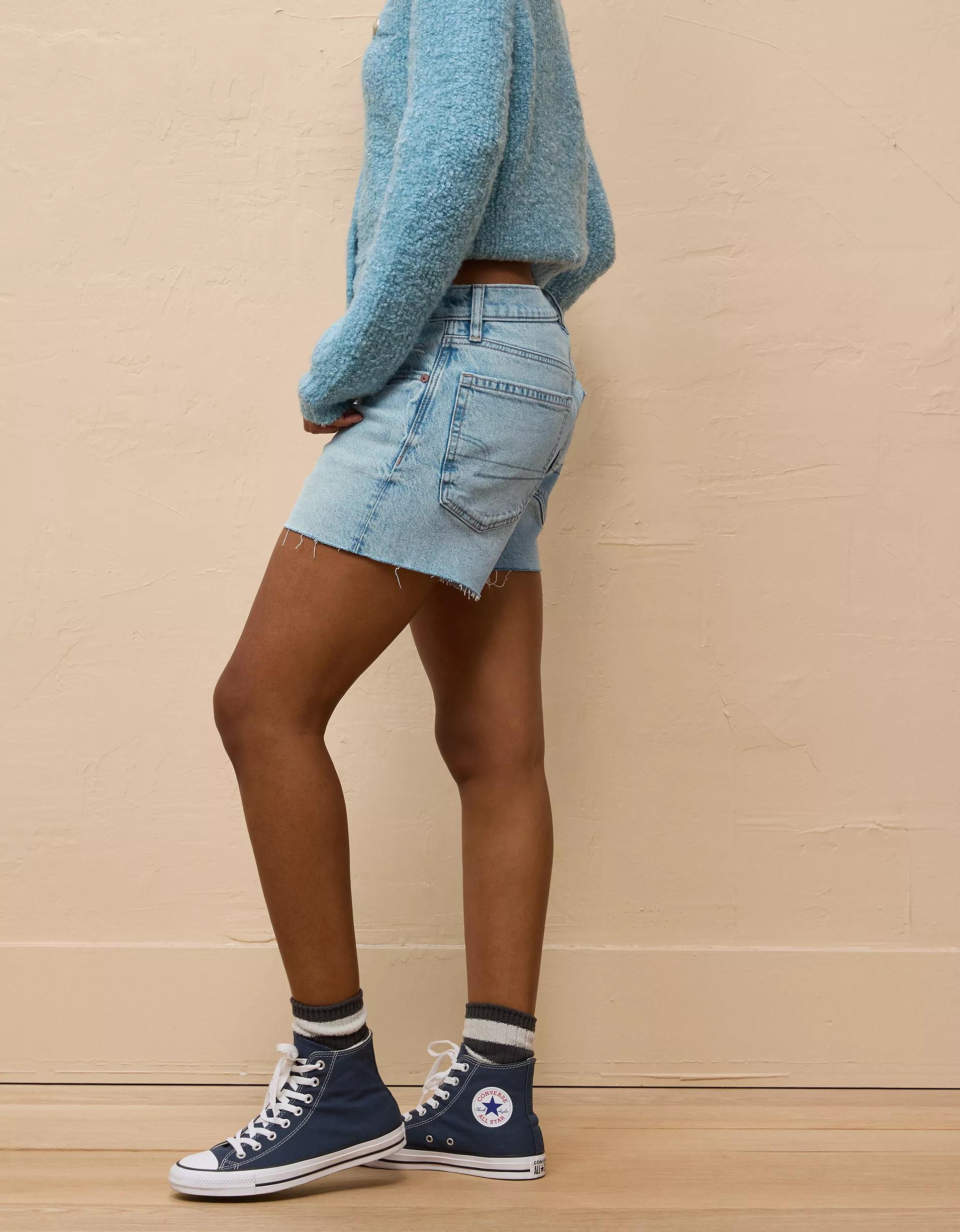 AE Stretch Low-Rise Ex-Boyfriend Denim Short Product Image