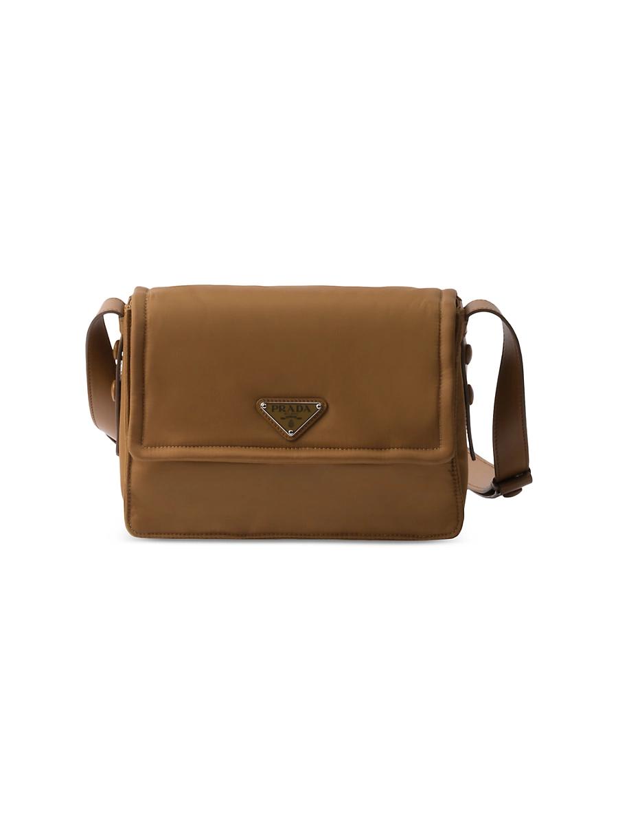 Womens Small Padded Re-Nylon Shoulder Bag Product Image