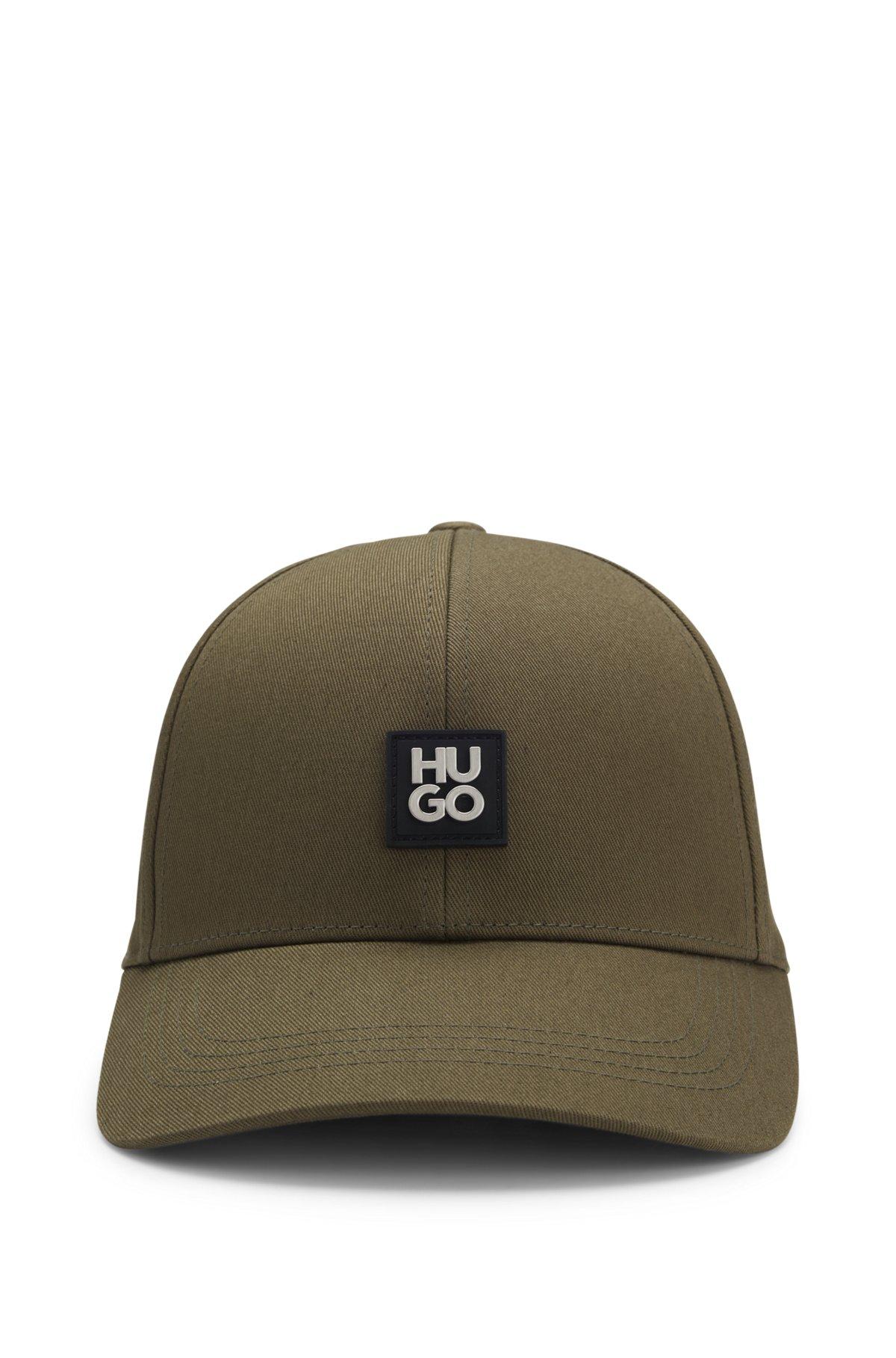 Cotton-twill cap with stacked logo Product Image