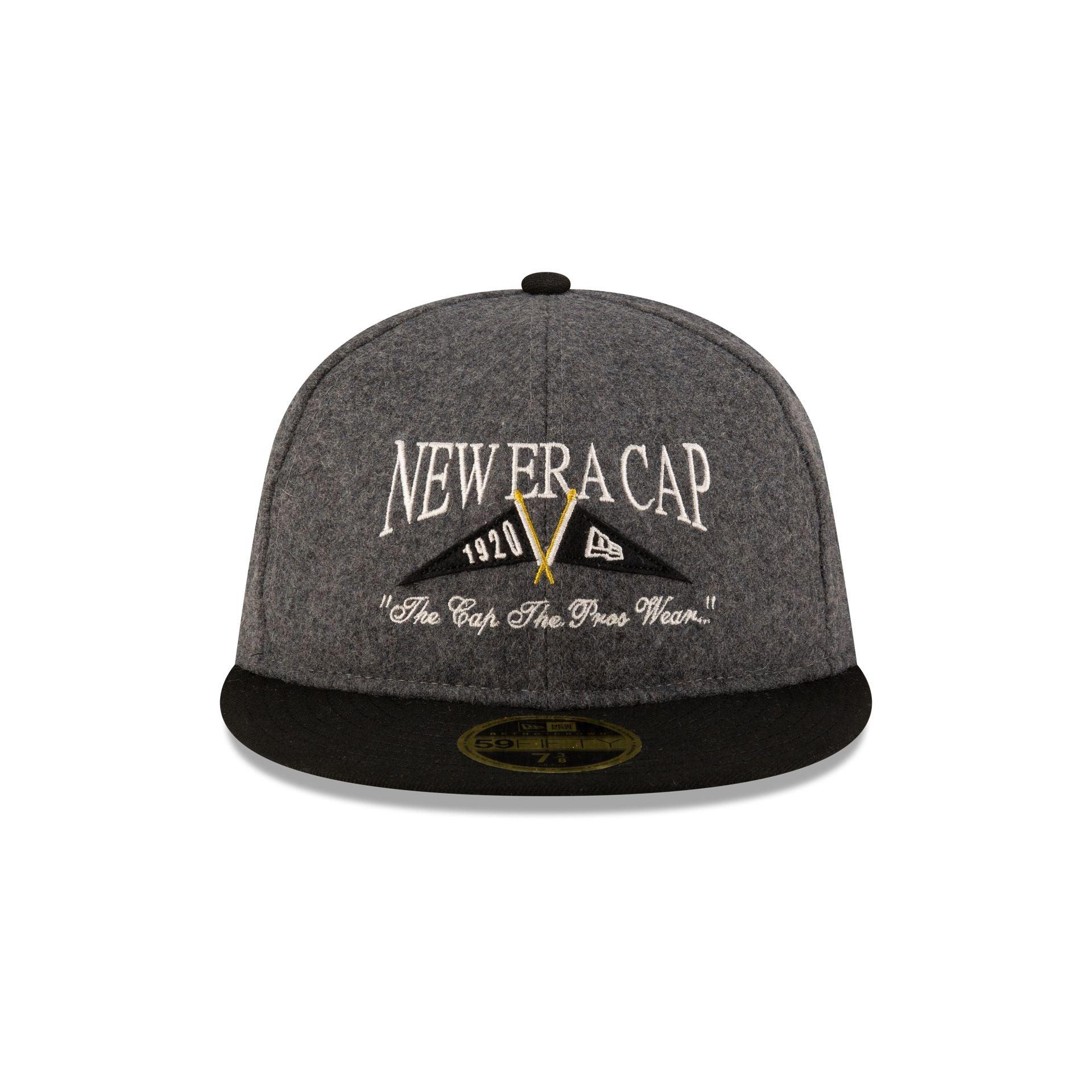 New Era Cap Heather Gray Retro Crown 59FIFTY Fitted Hat Male Product Image