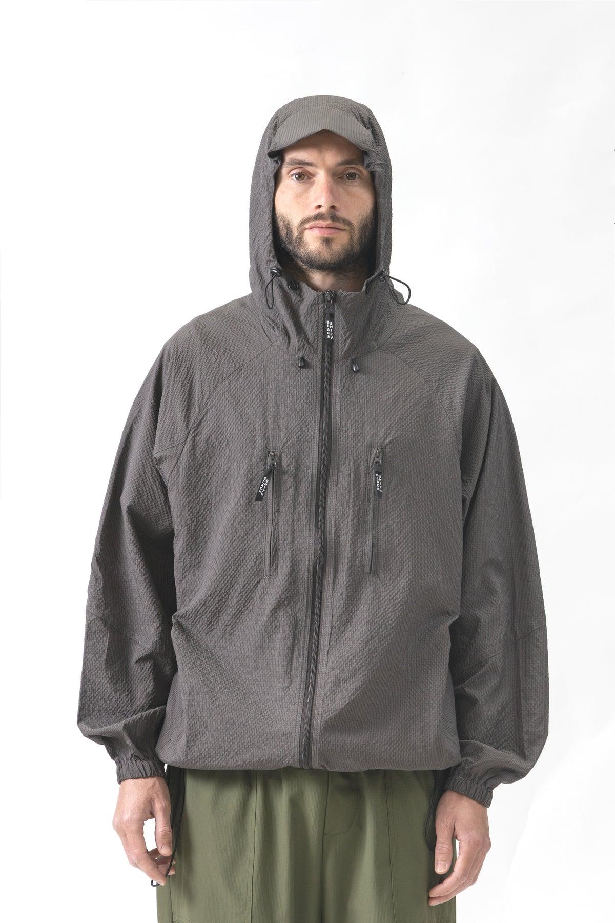 Blacksmith - Crinkle Windbreaker - Grey Product Image