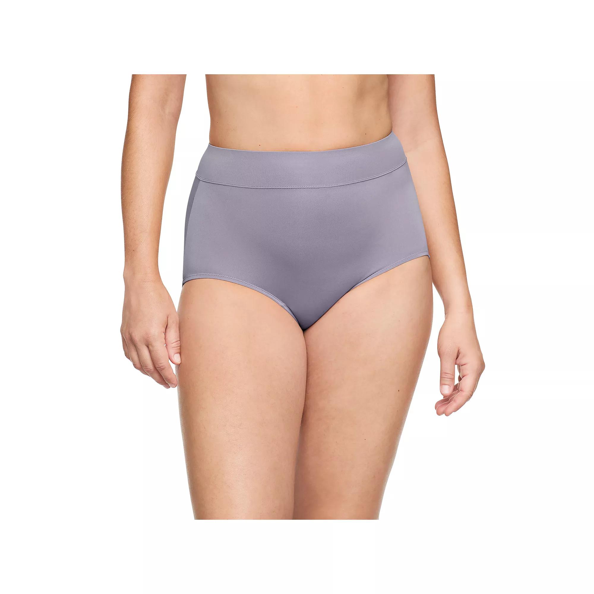 Warners No Pinching No Problems® Tailored Brief 5738, Women's, Purple Gray Product Image