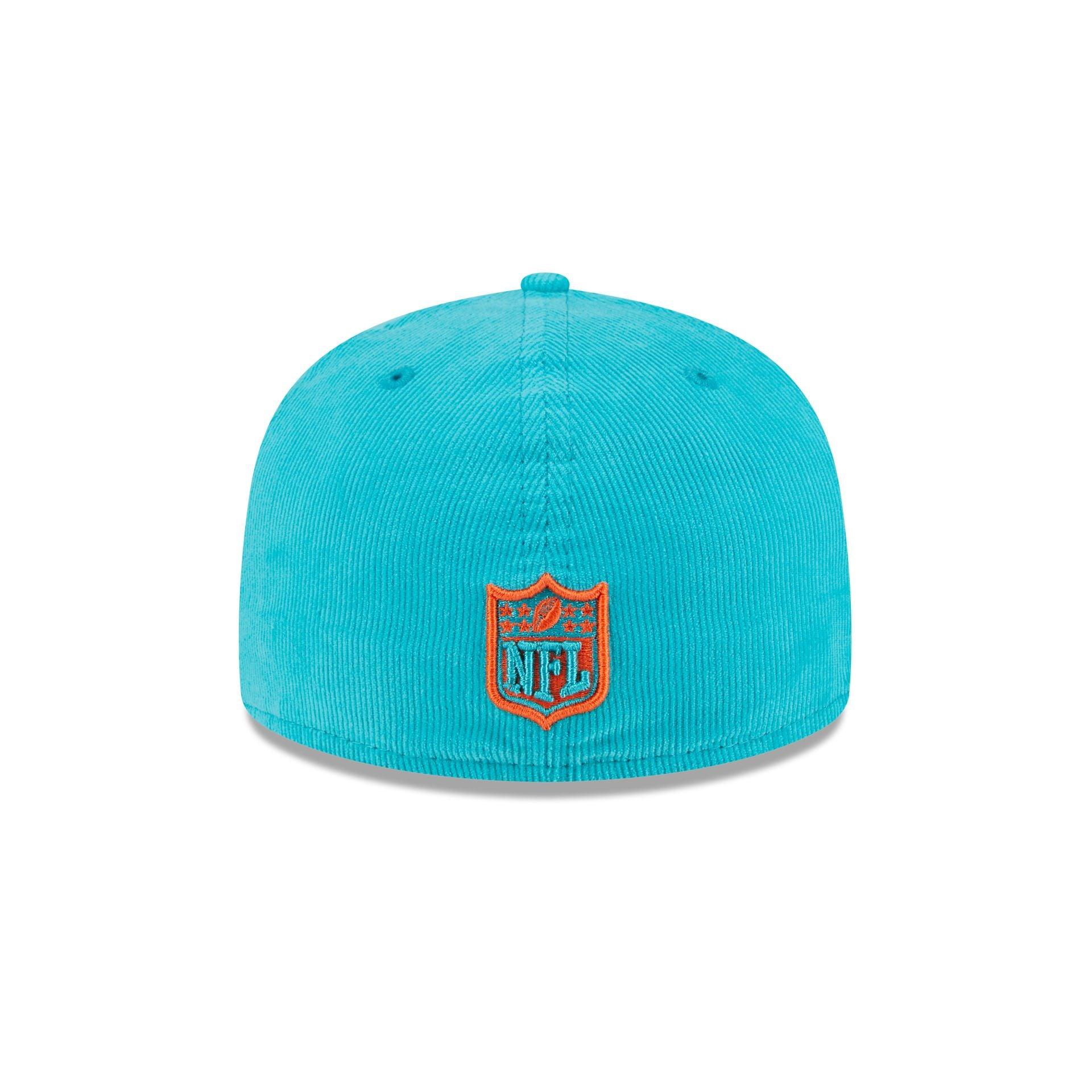 Just Caps Floral Corduroy Miami Dolphins 59FIFTY Fitted Hat Male Product Image