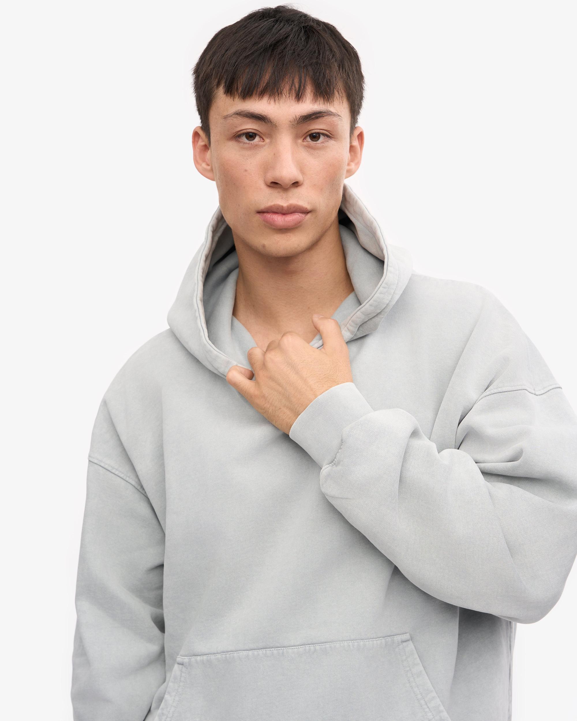 Organic Oversized Hood - Faded Grey Product Image