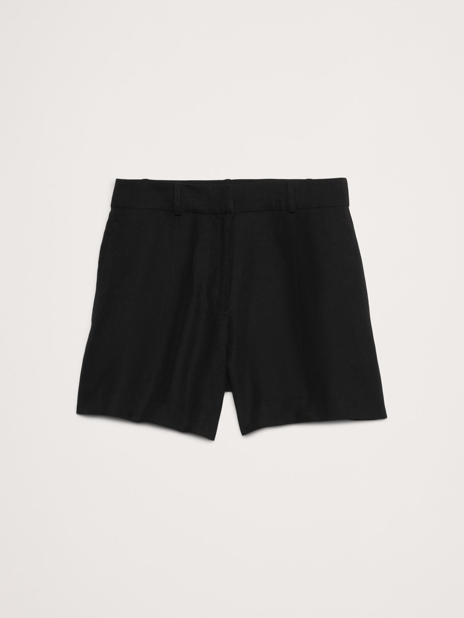 High-Rise Tencel™-Linen 4.5" Short Product Image