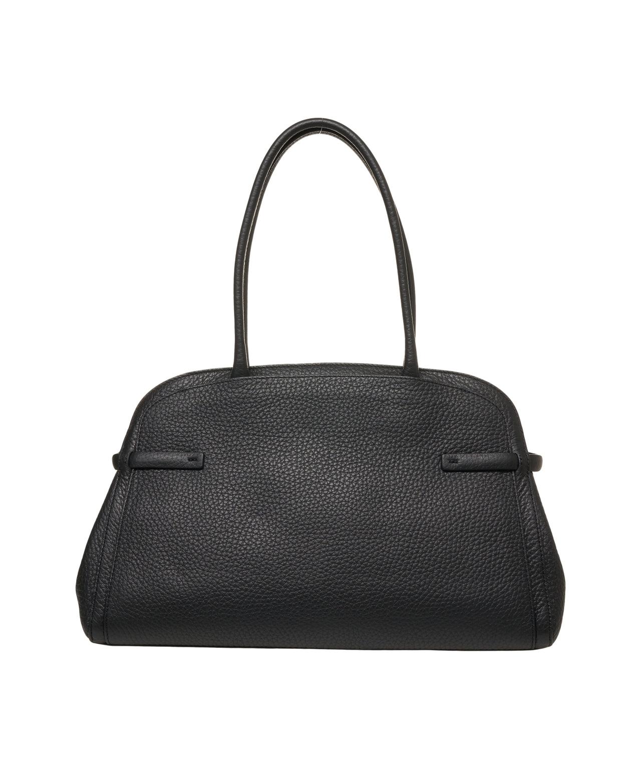 Grained leather handbag Product Image