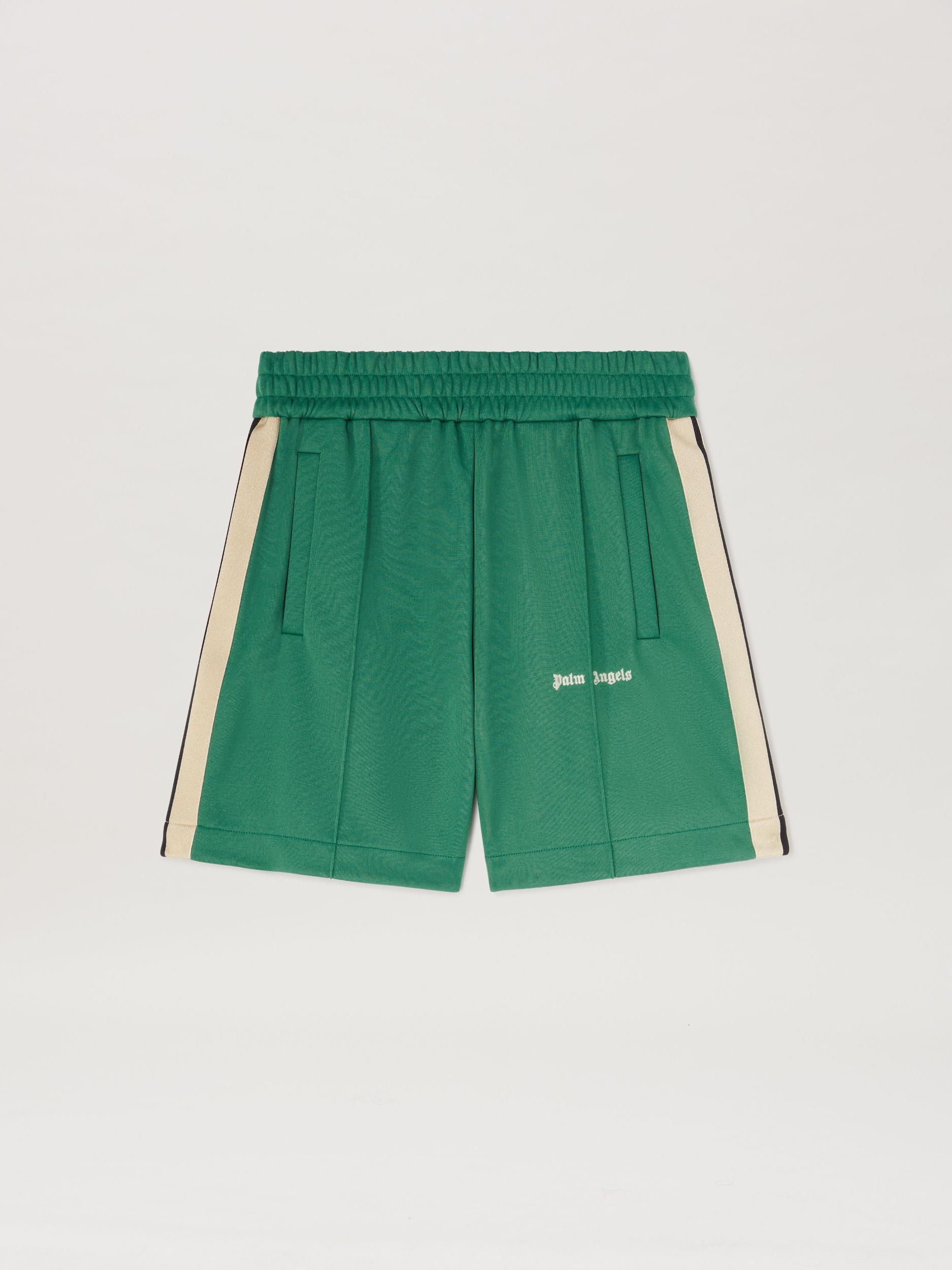 CLASSIC LOGO TRACK SHORTS FOREST GREEN - Product Image