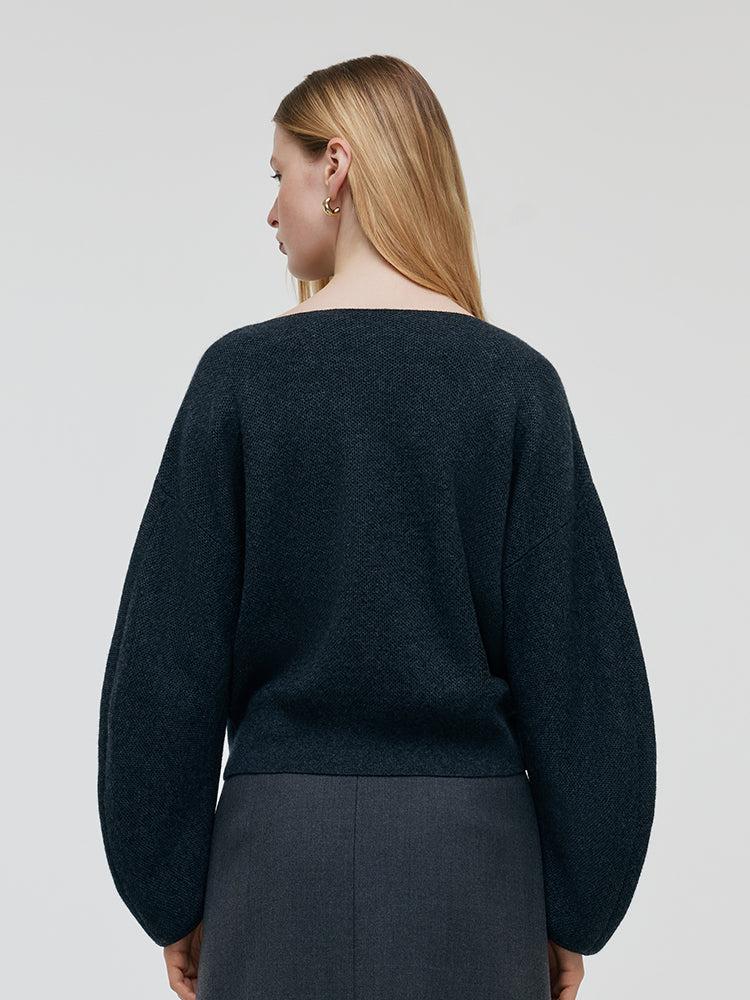 Cashmere Drop Shoulder Women Sweater Product Image