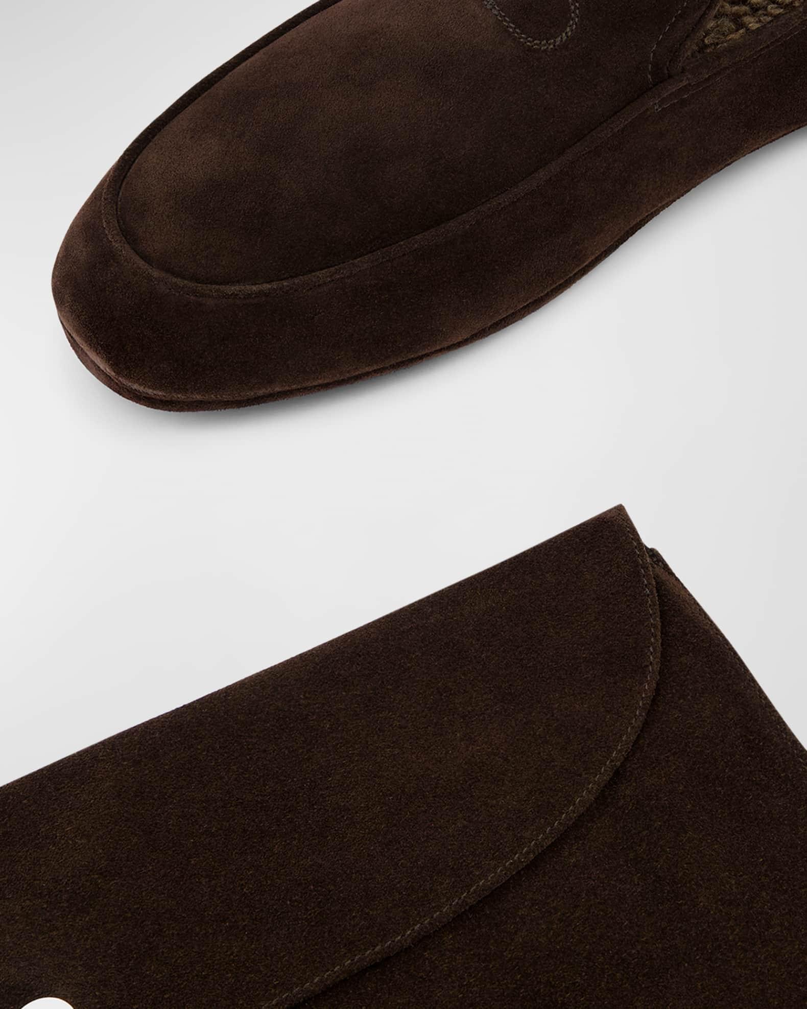 Men's Kingston Suede Smoking Loafer Slippers Product Image