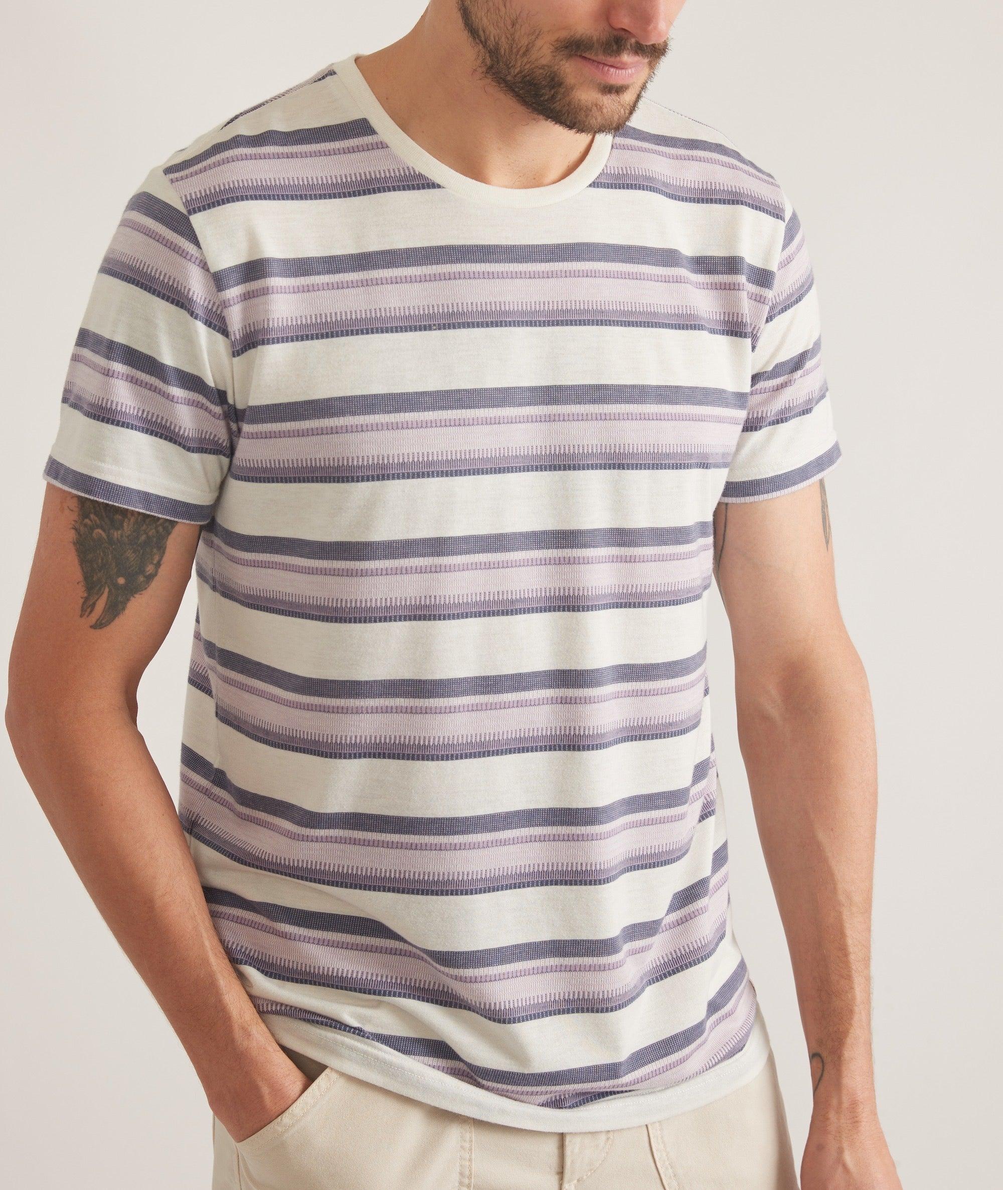 Signature Crew Stripe Tee Product Image