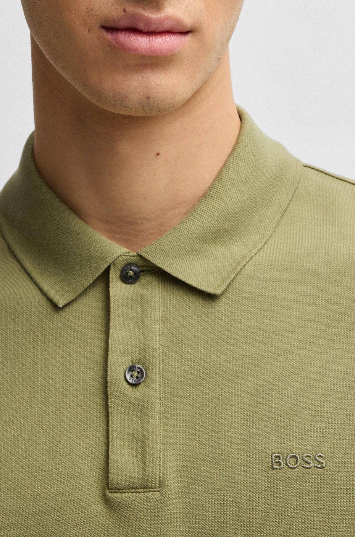Pallas logo-detail polo shirt in cotton piqué Product Image