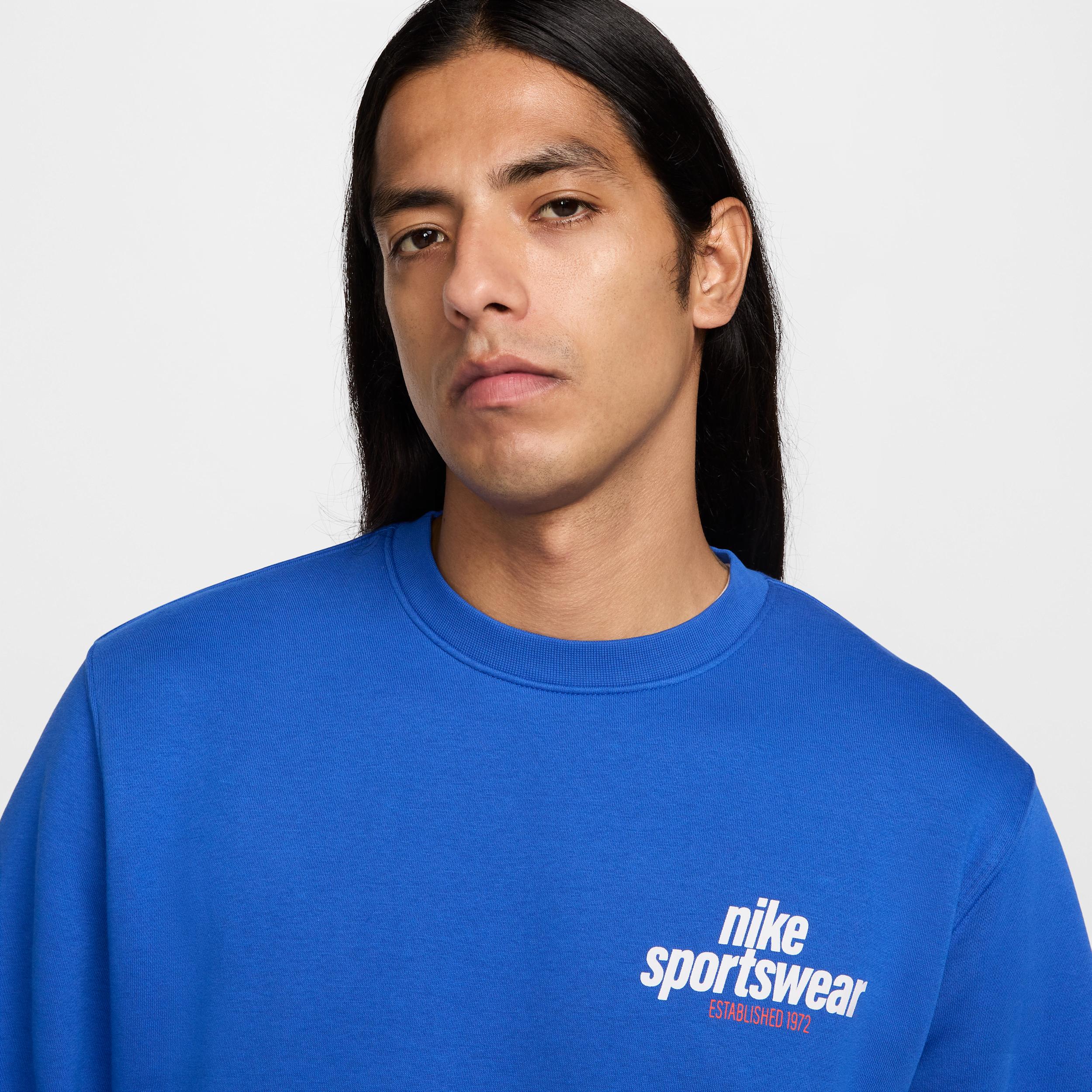Nike Mens Club Fleece Crew | HJ2173-480 Product Image